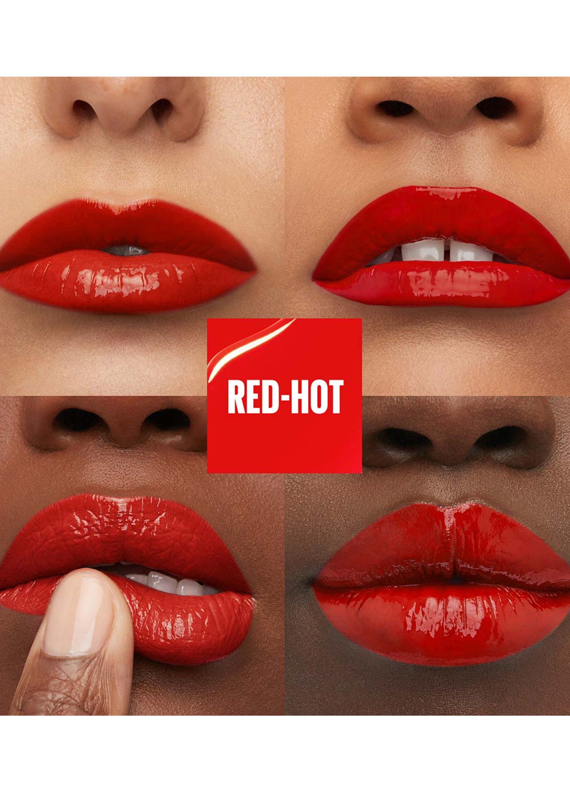 Rossetto a lunga tenuta effetto vinilico superstay vinyl ink  25 red-hot._3