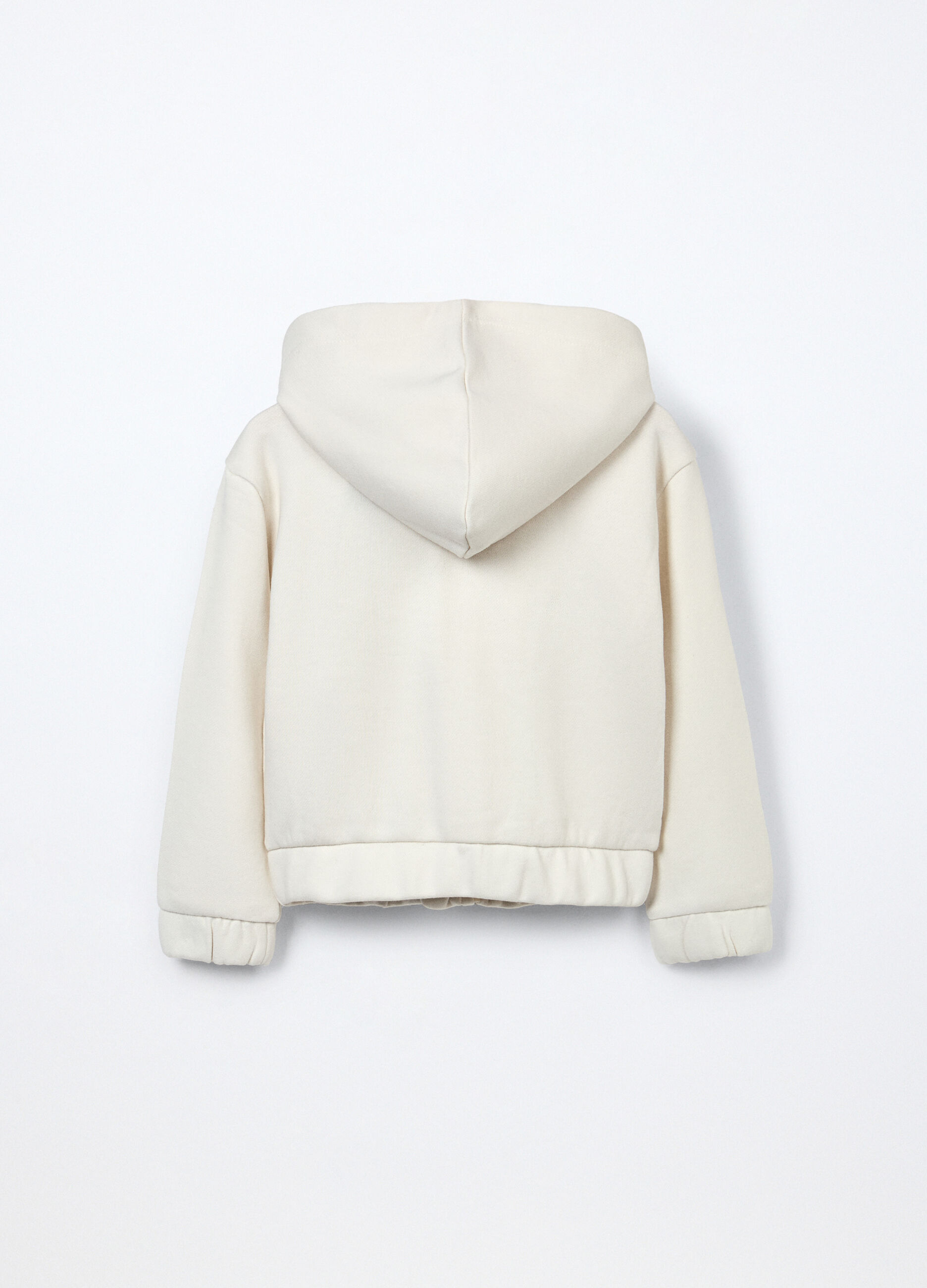 Felpa in french terry misto cotone bambina_1