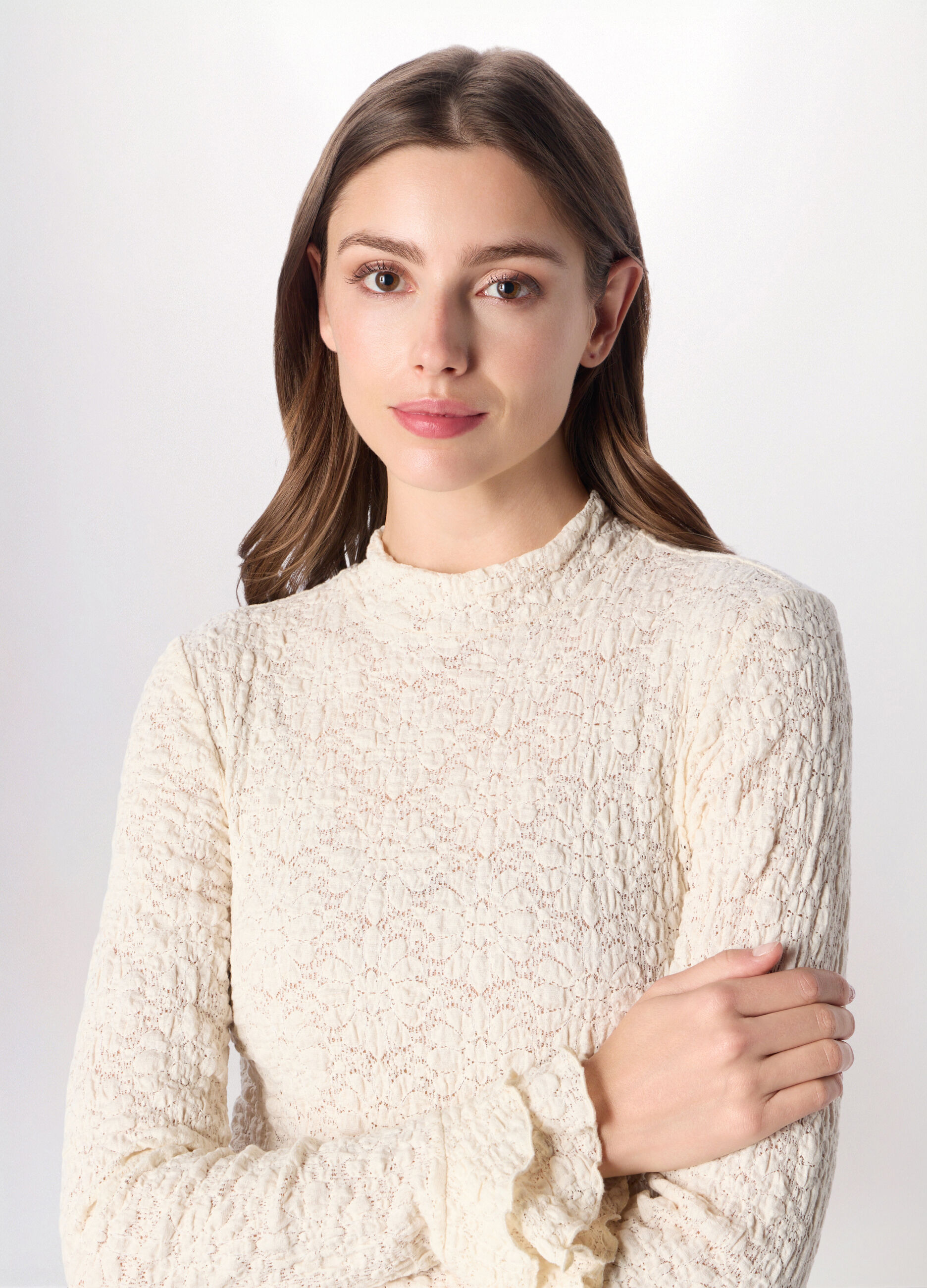 Blusa misto cotone donna_2