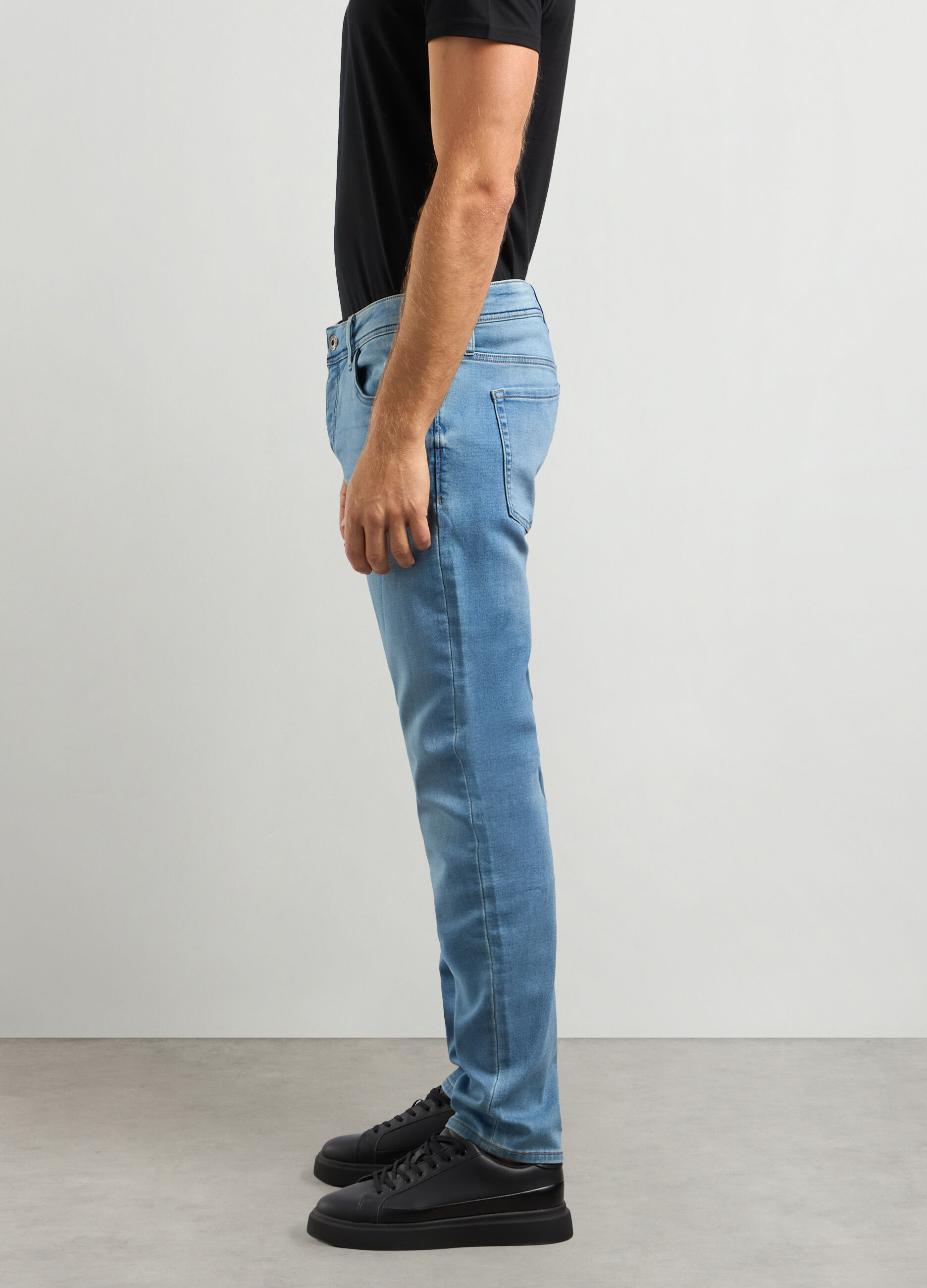 Jeans skinny fit in cotone stretch uomo_2