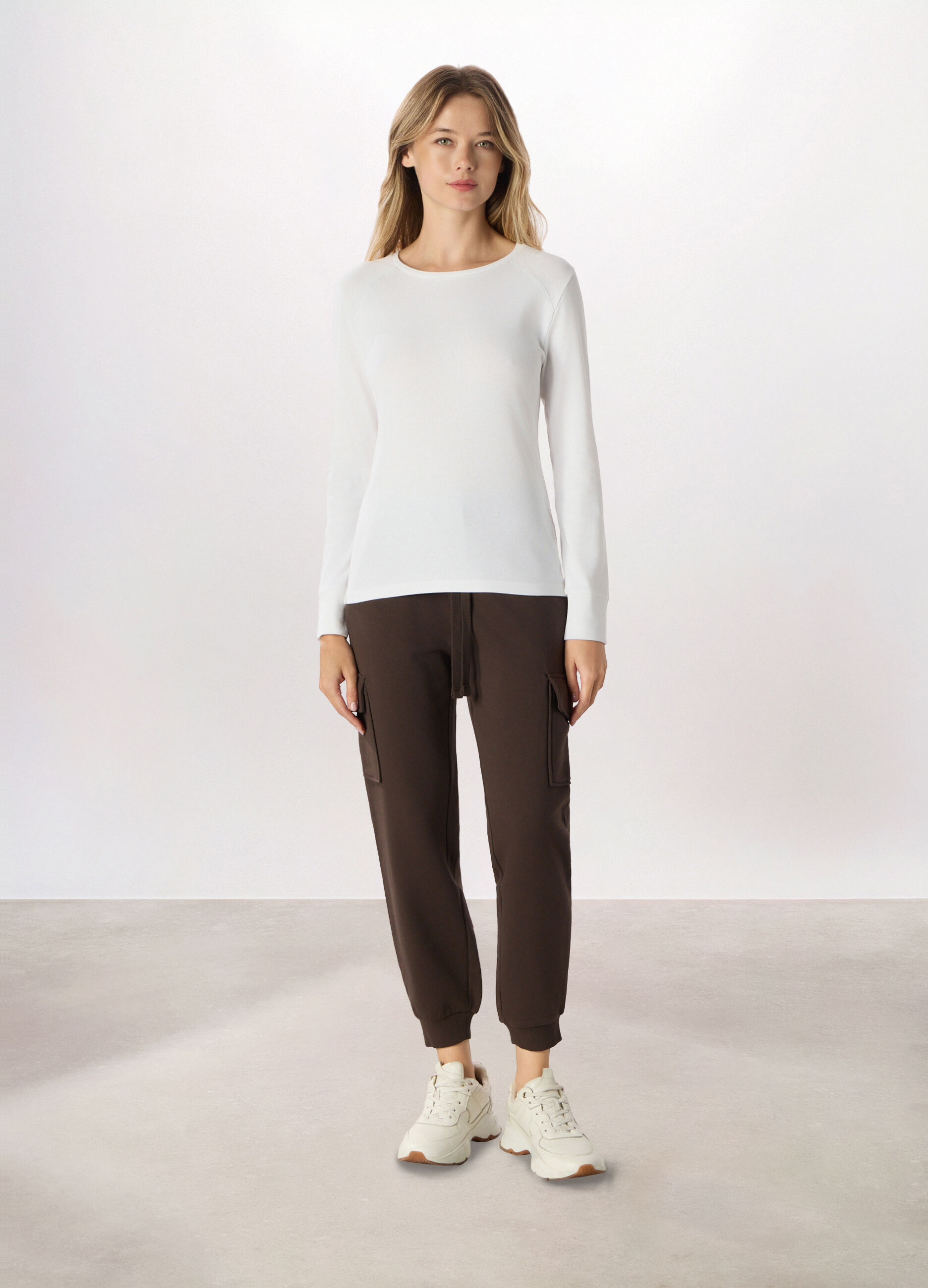 Jogger cargo in misto cotone donna Holistic fitness _0