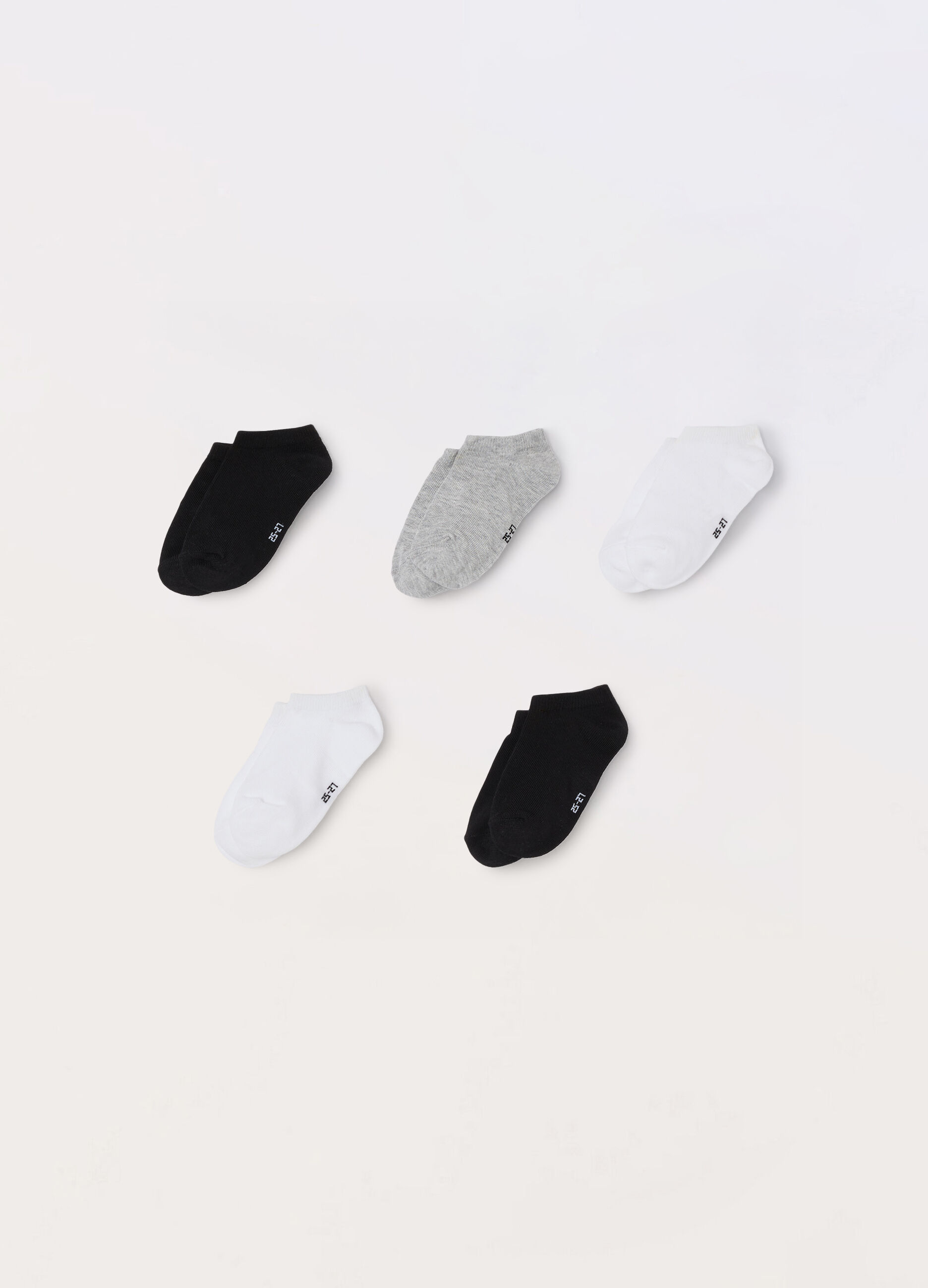 Pack 5 calze corte misto cotone_0
