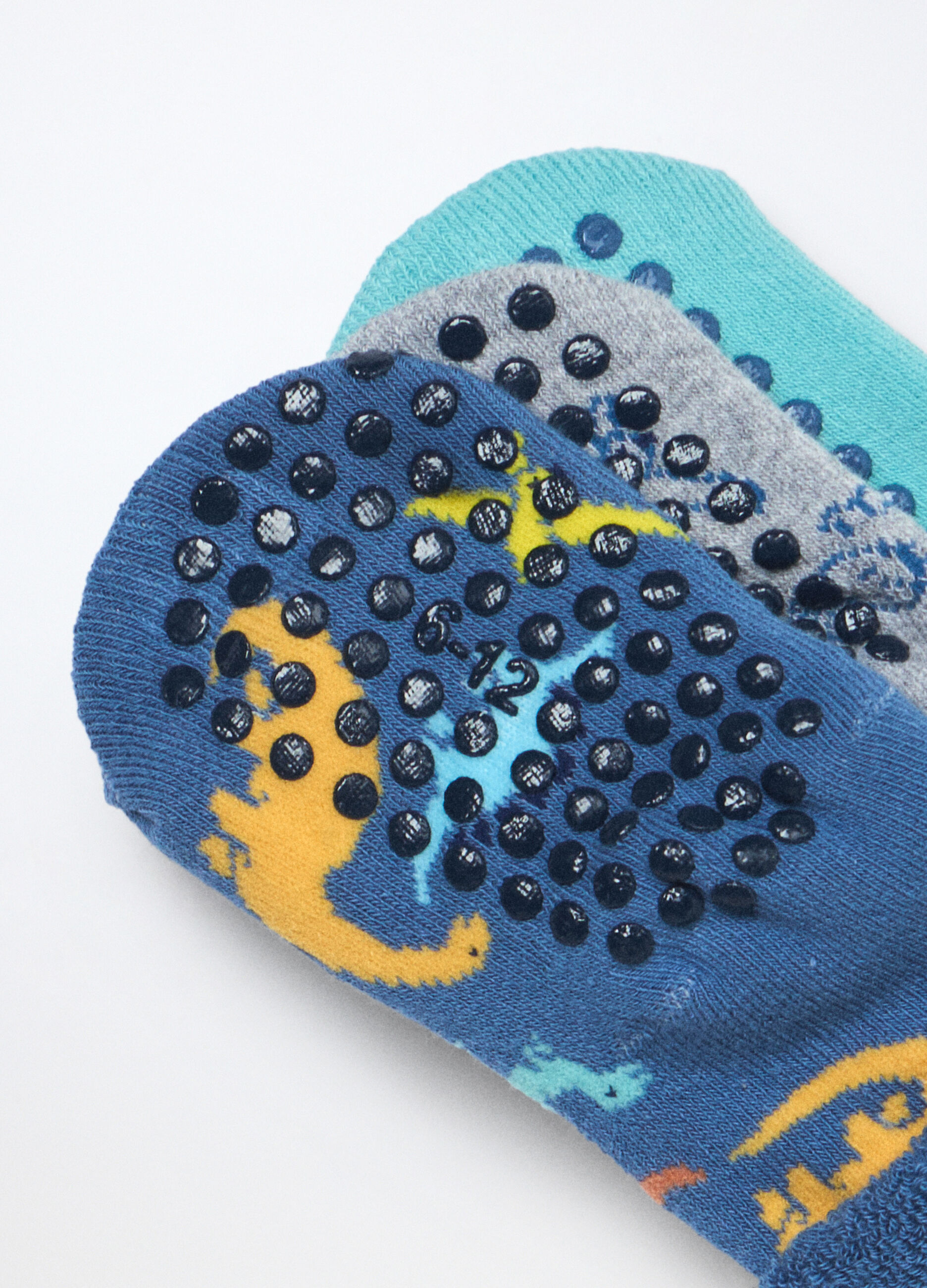 Pack 3 calzini in spugna di misto cotone neonato_2