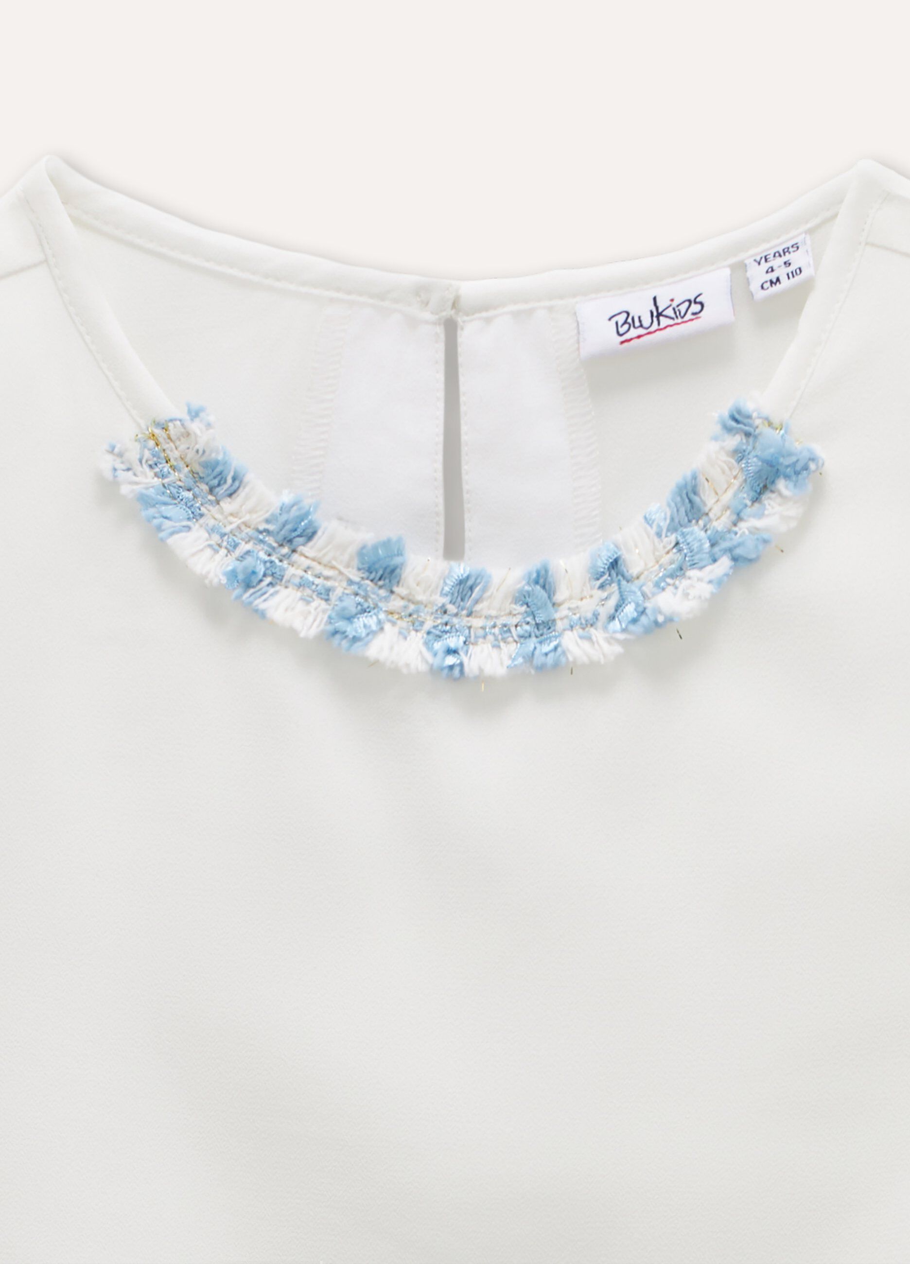 Blusa con maniche ad aletta bambina_1