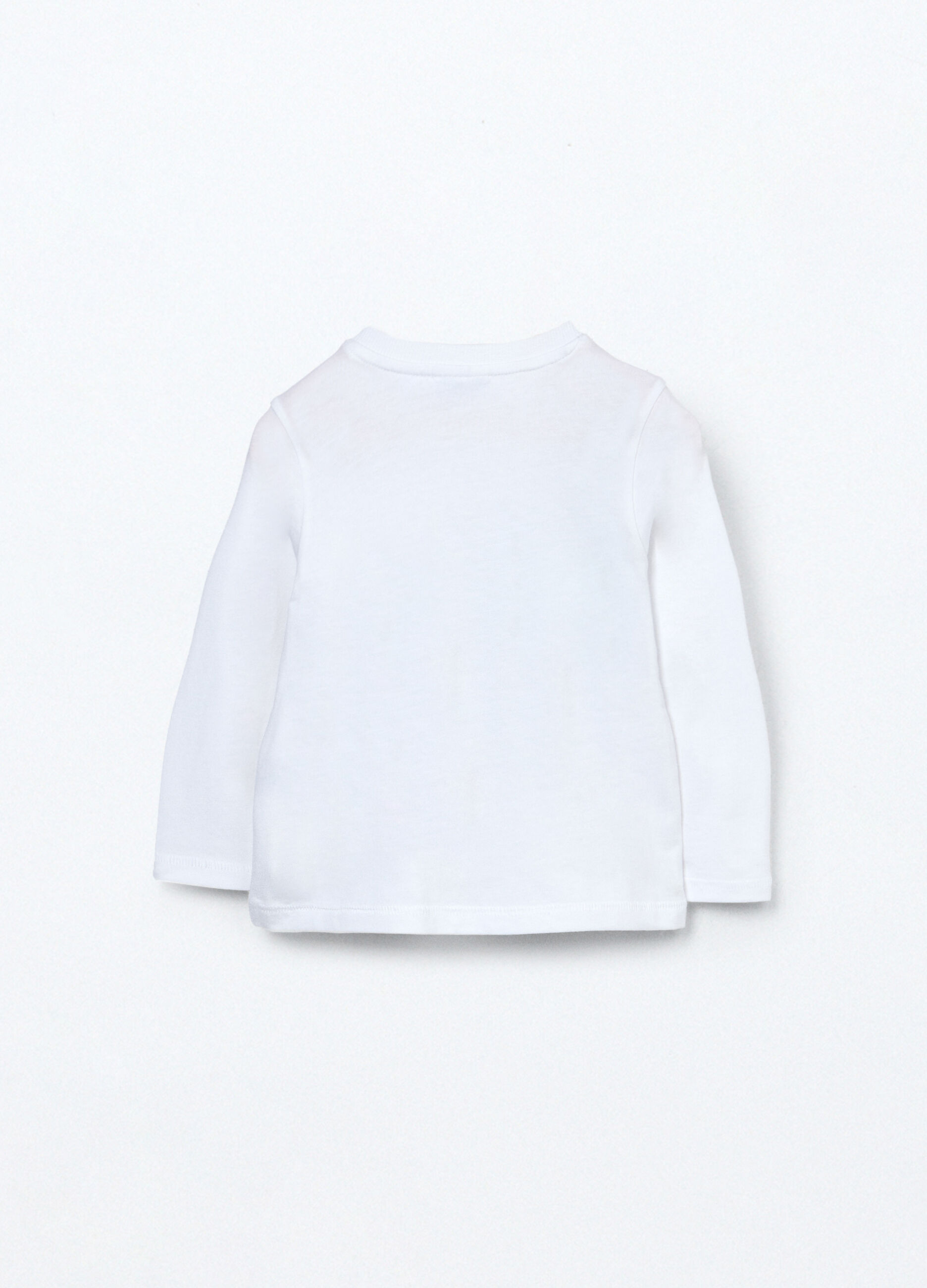 T-shirt in jersey di puro cotone neonato_1