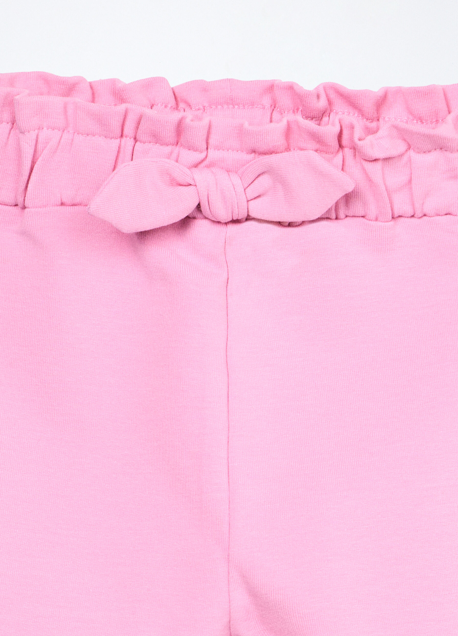 Jogger in french terry di cotone stretch neonata_2