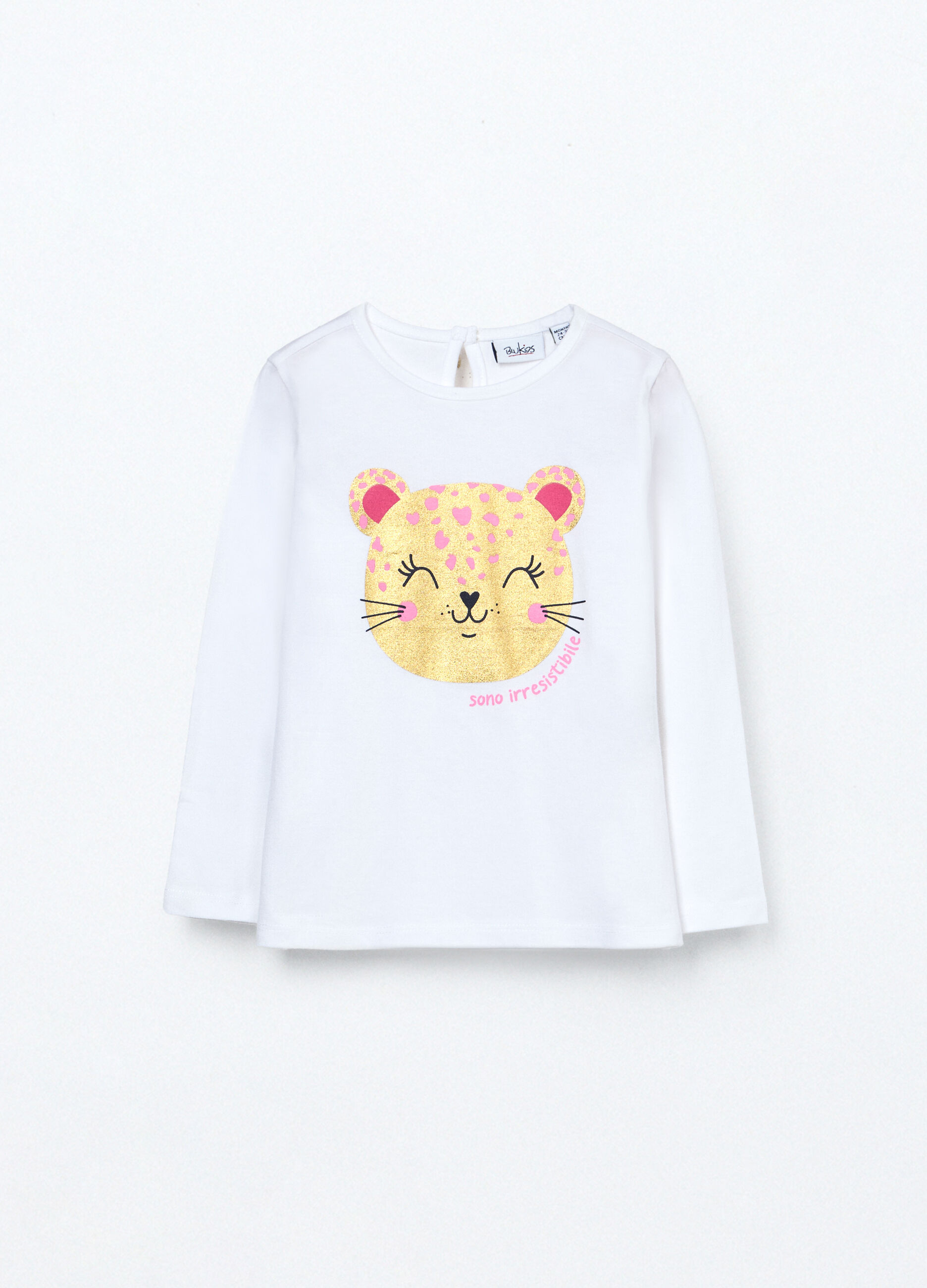 T-shirt in jersey di puro cotone neonata_0