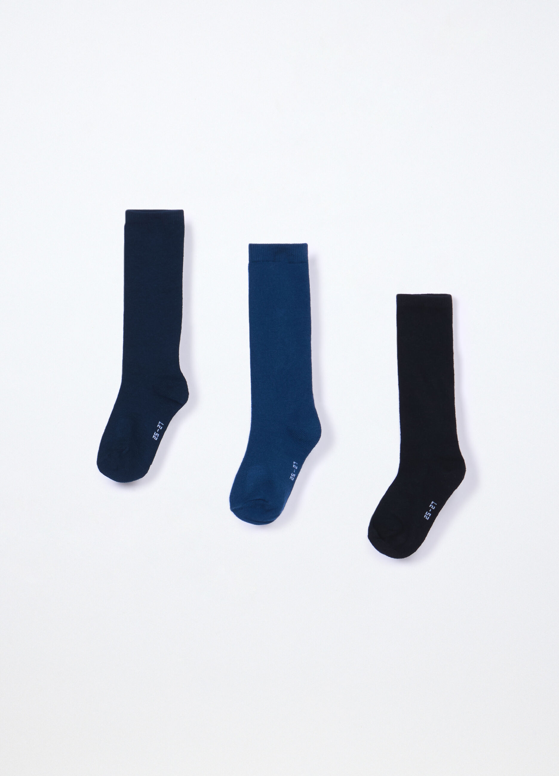 Pack 3 calze lunghe misto cotone bambino_0