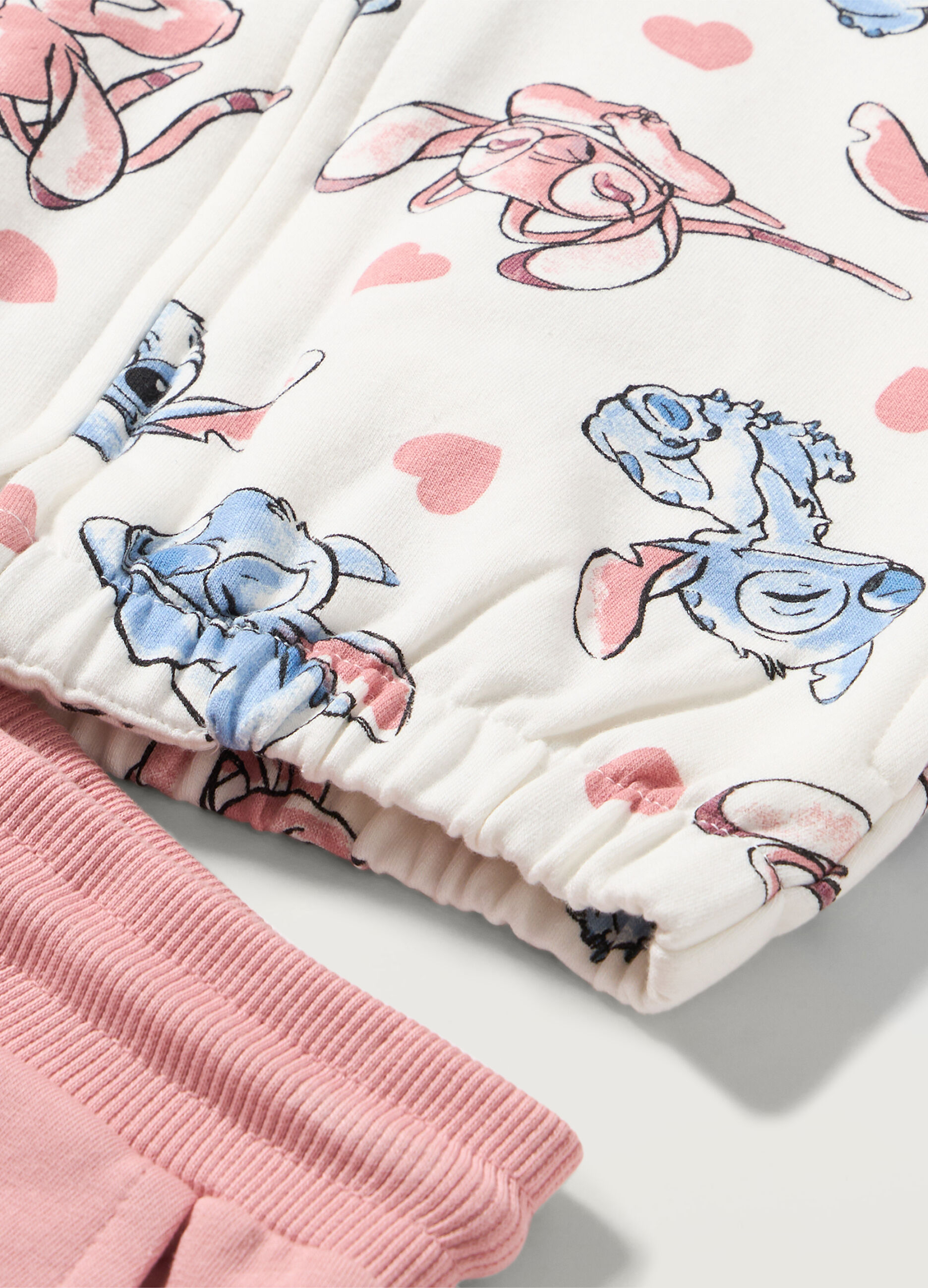 Jogging set in cotone stretch neonata_1