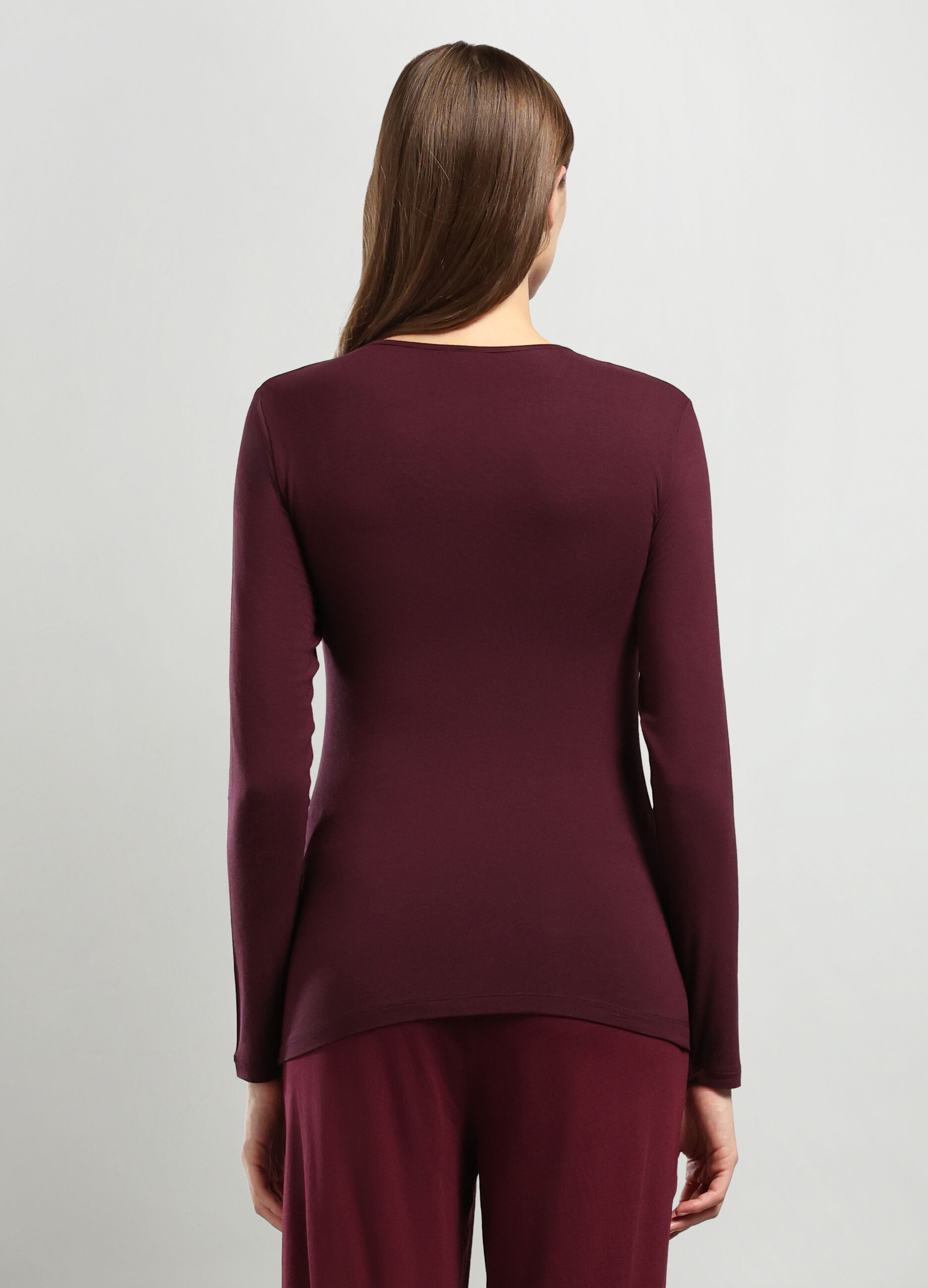 T-shirt intima in viscosa di bamboo stretch donna_1