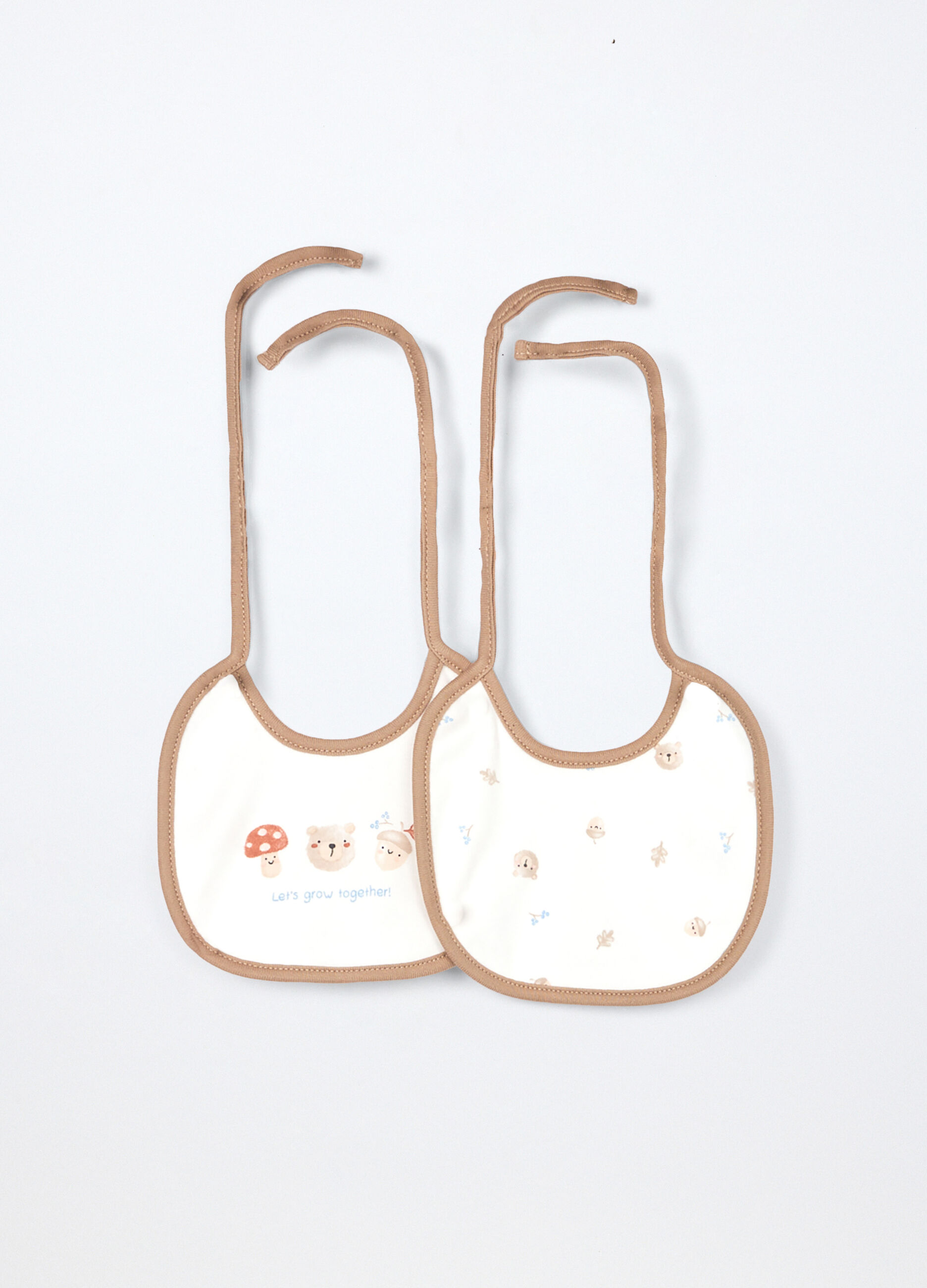 Pack 2 bavaglini in interlock di puro cotone_0