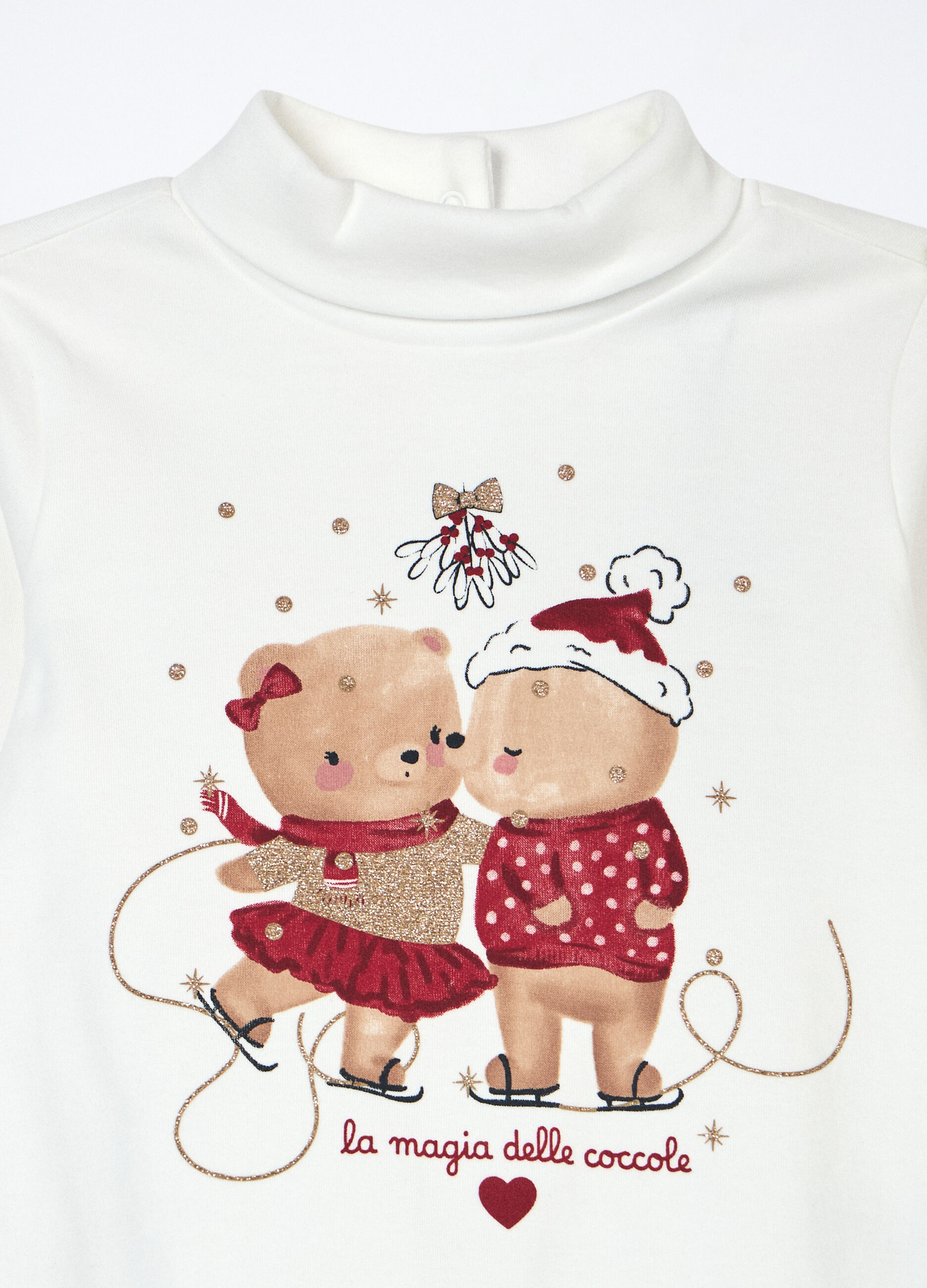 T-shirt in interlock di puro cotone neonata_2