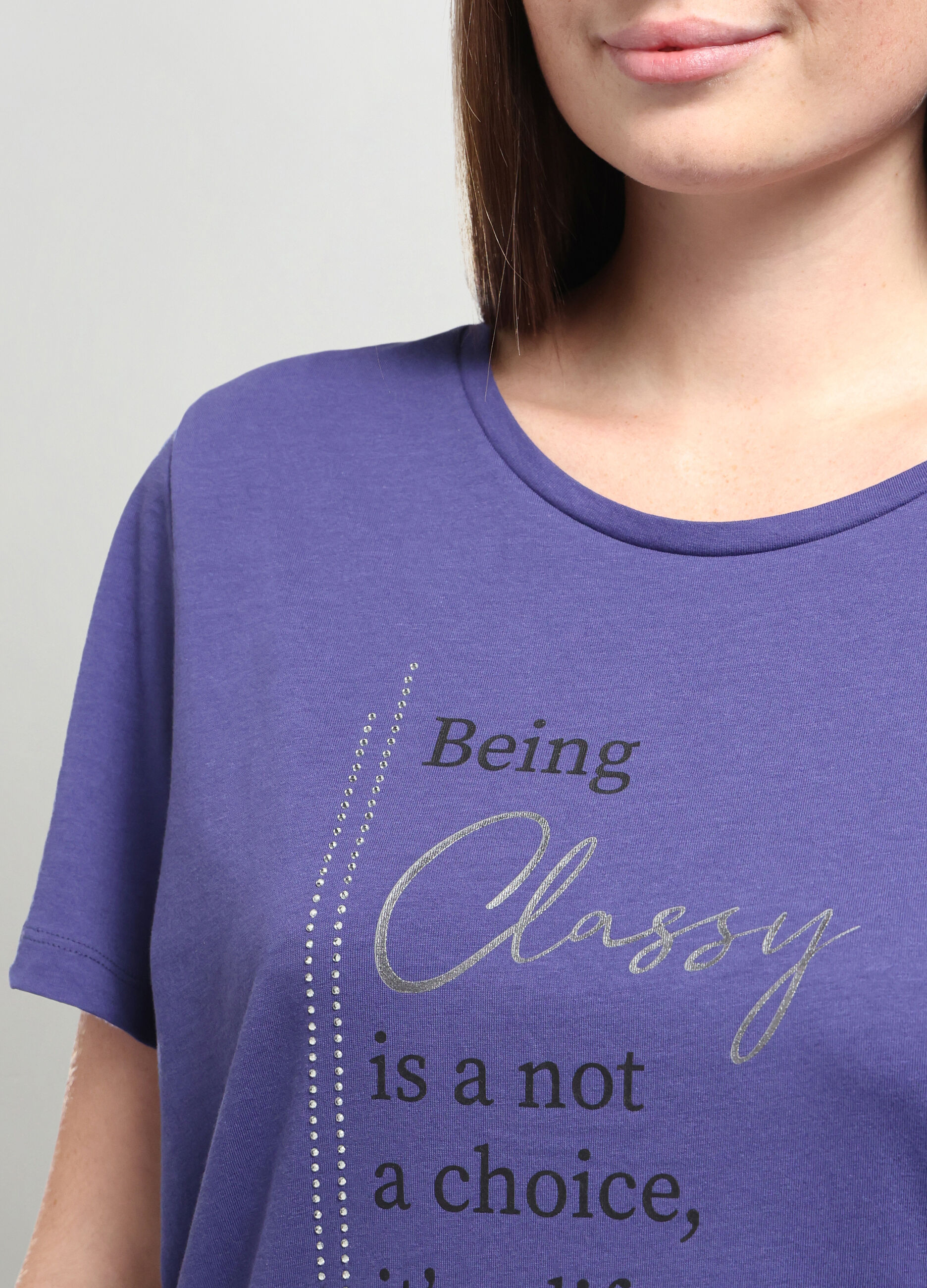 T-shirt in puro cotone donna curvy_2