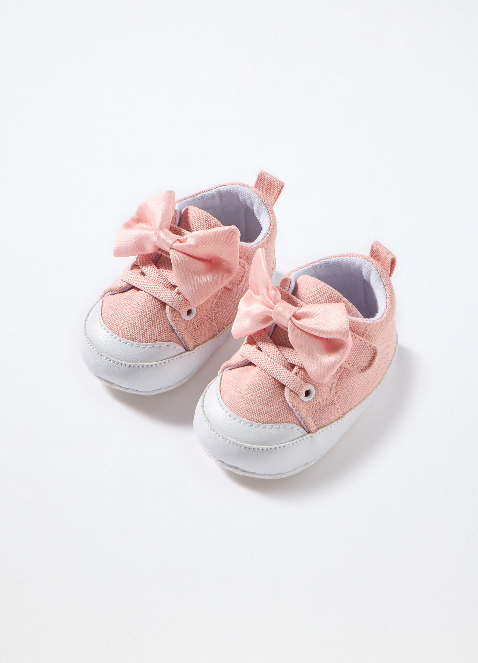 Sneakers con fiocco neonata_0