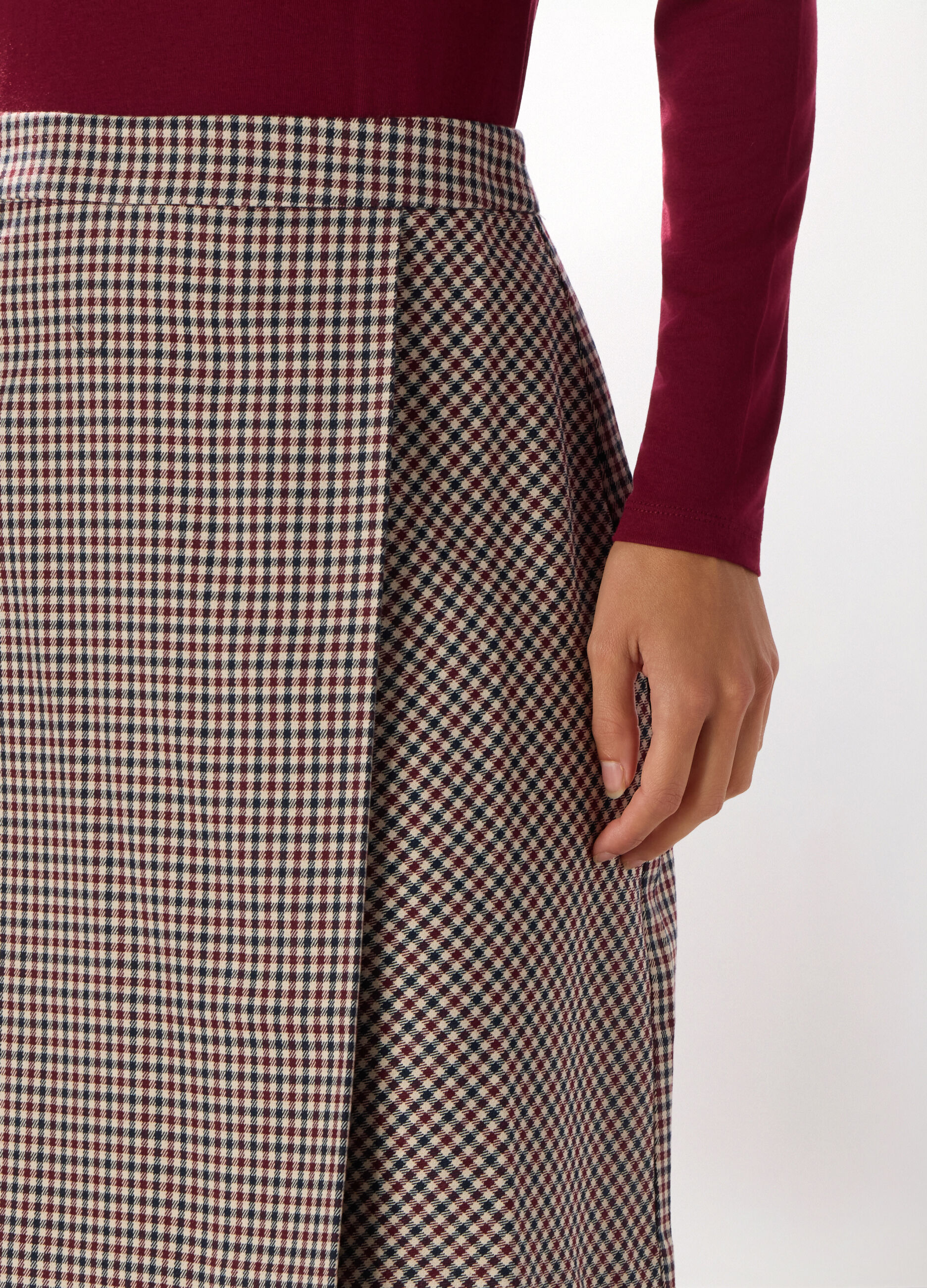 Gonna a portafoglio jacquard donna_2