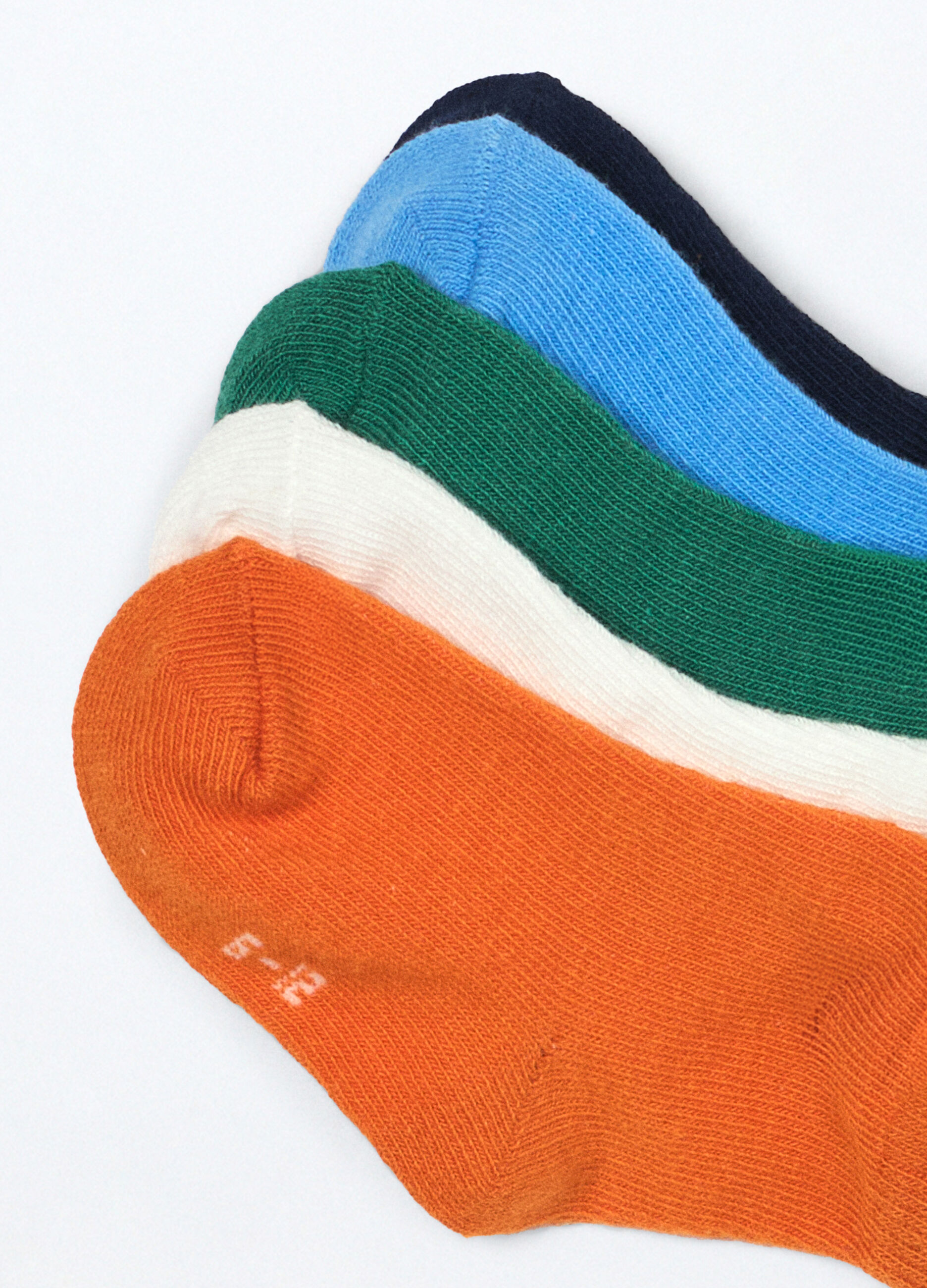 Pack 5 calze corte in misto cotone neonato_2