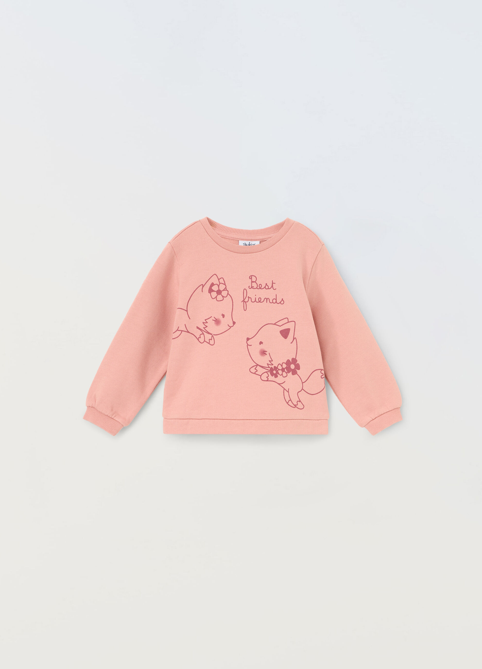 Felpa in puro cotone neonata_0