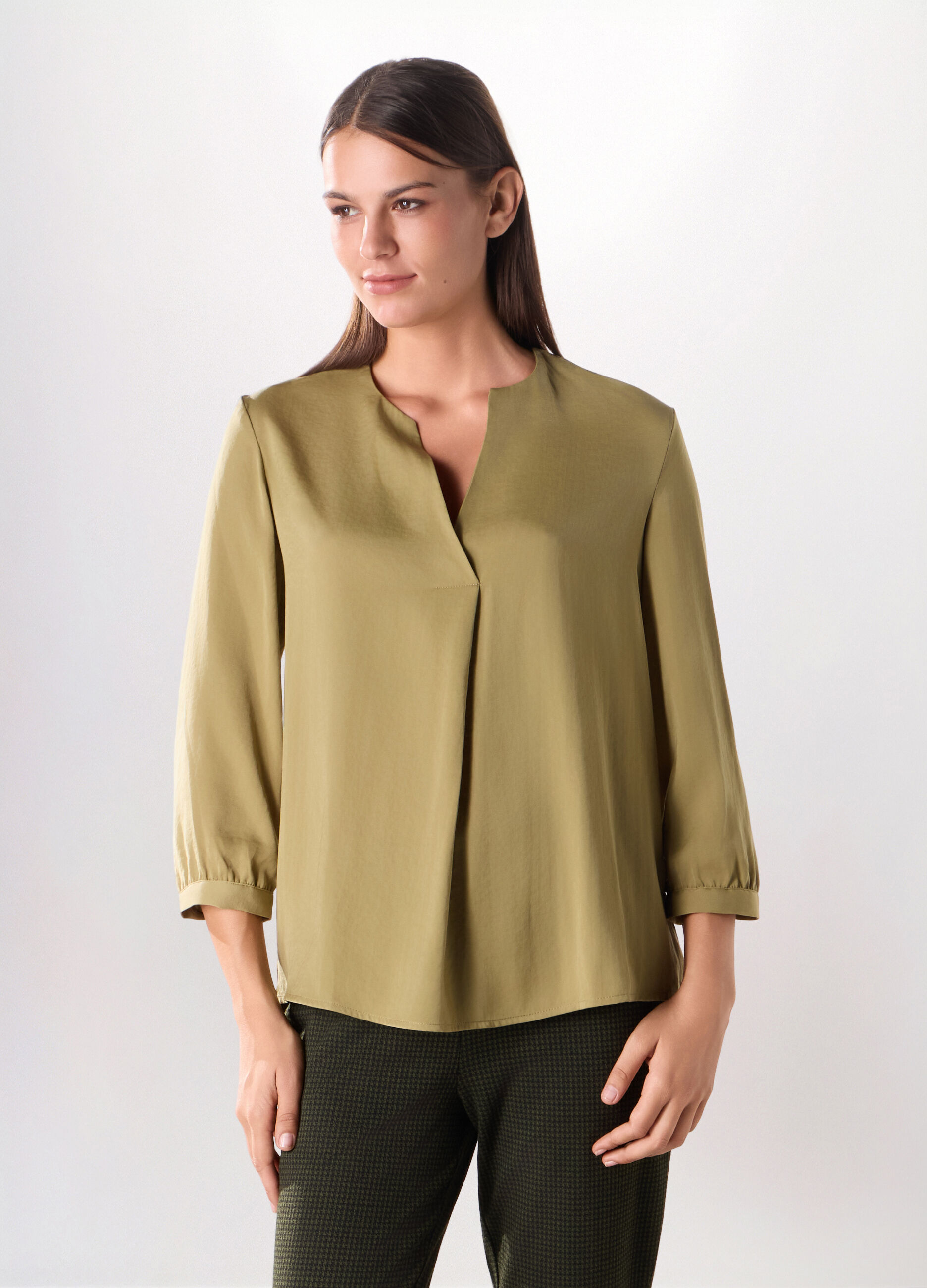 Blusa in raso donna_0