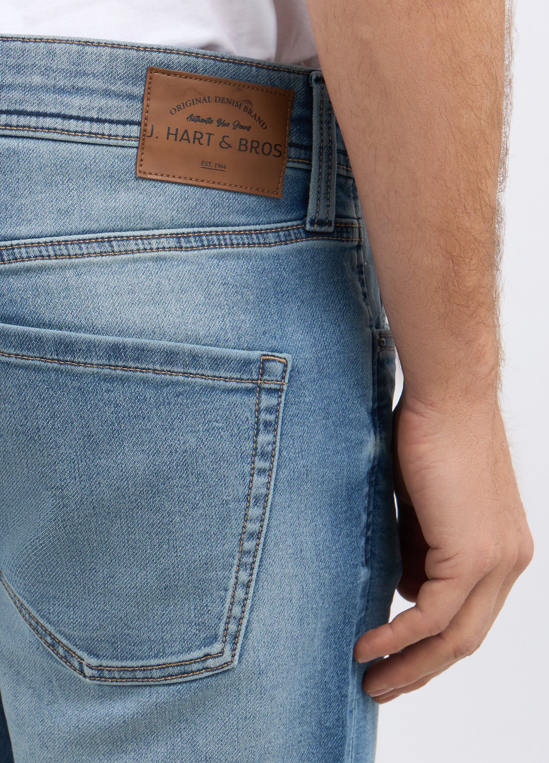 Jeans con effetto bleach slim fit uomo_2