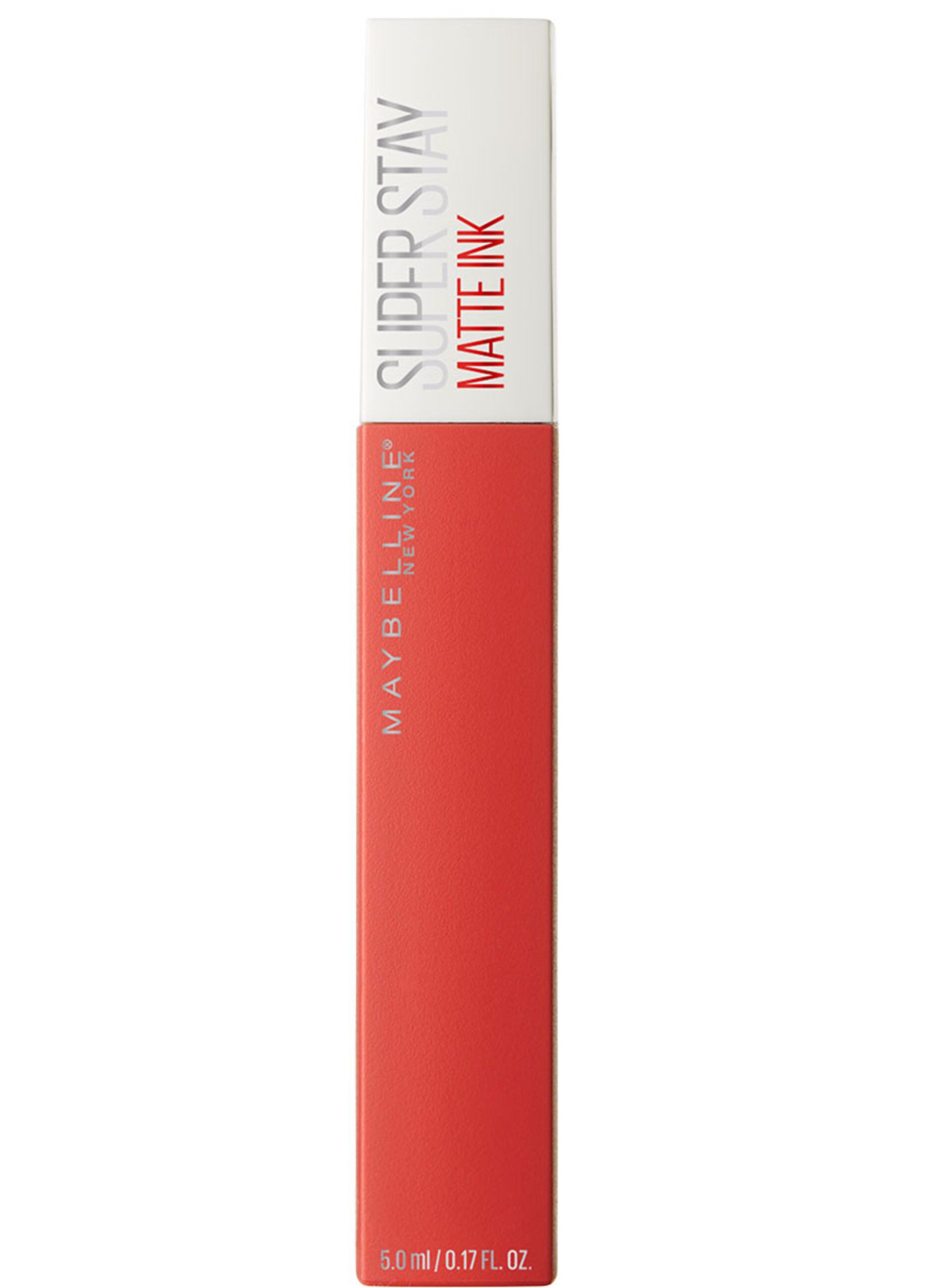 Maybelline New York Tinta Labbra SuperStay Matte Ink, Rossetto Matte Liquido a Lunga Tenuta, Heroine (25), 5 ml._1