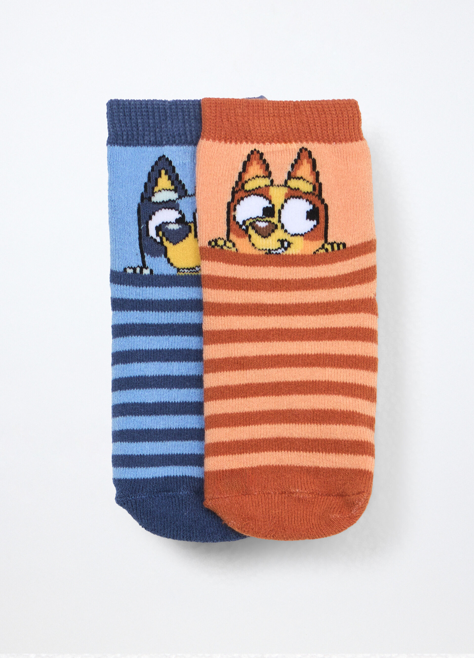 Pack 2 calze corte antiscivolo Bluey neonato_1