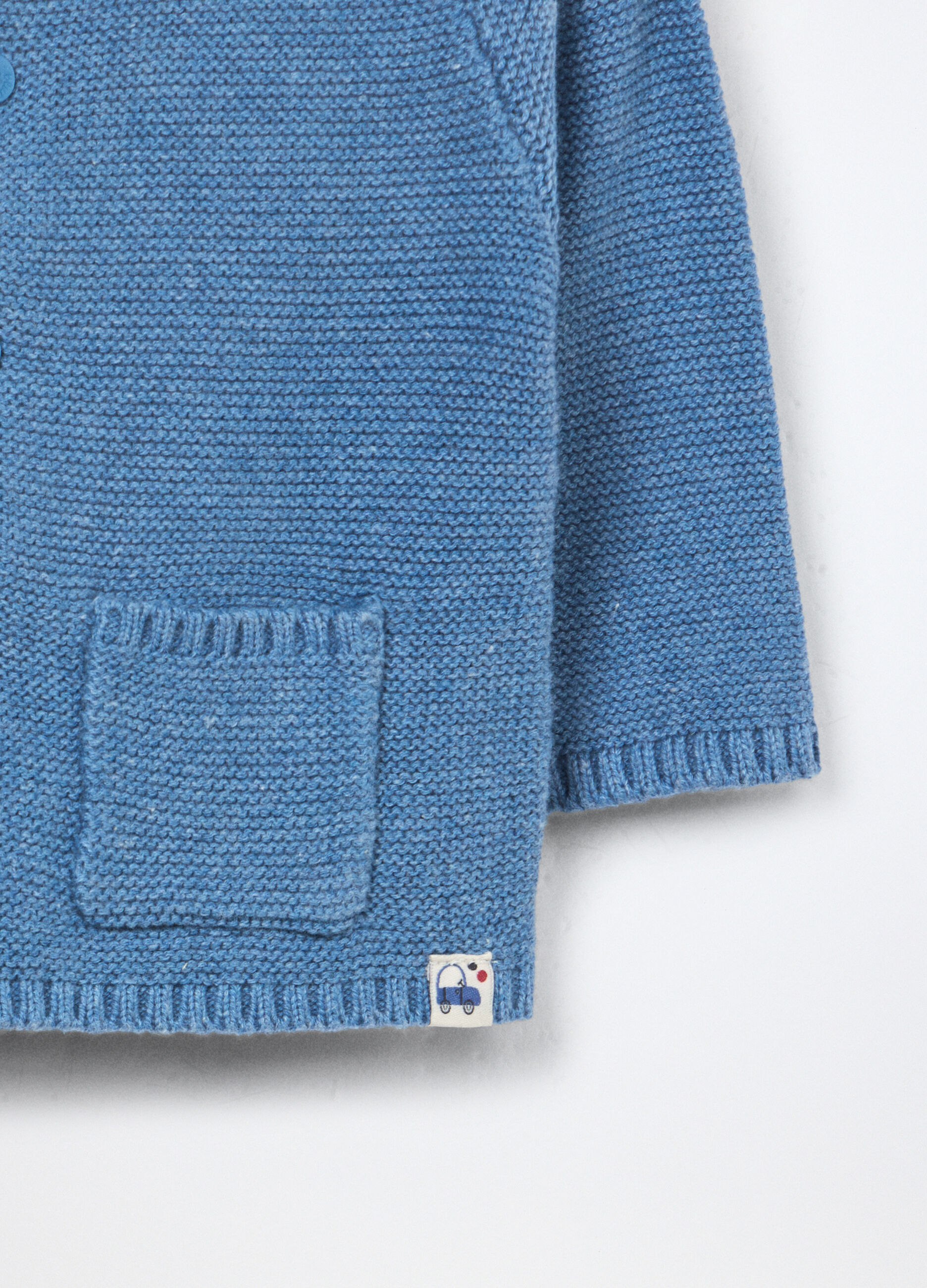 Cardigan tricot misto cotone neonato_2
