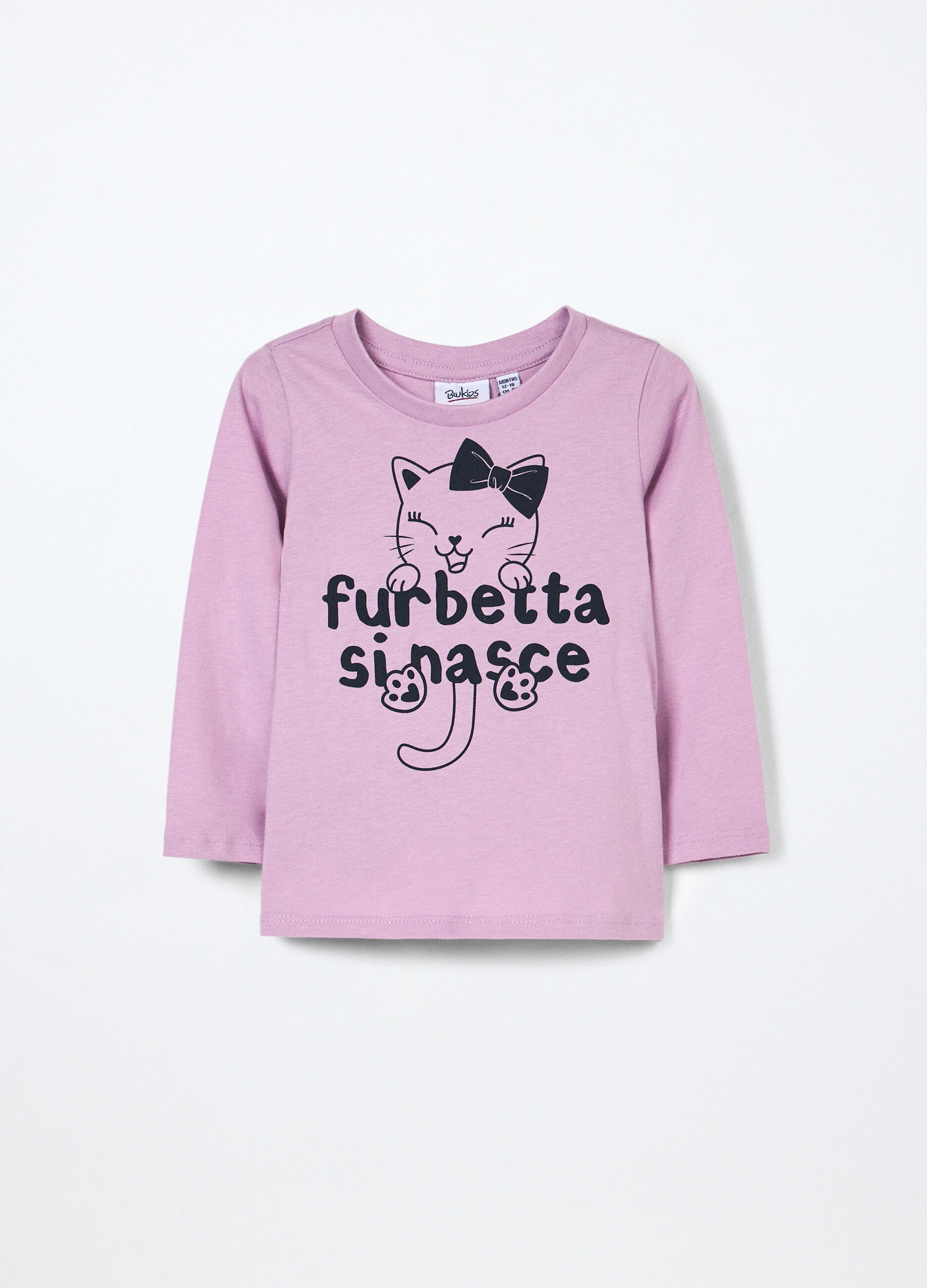 T-shirt in jersey di puro cotone neonata_0