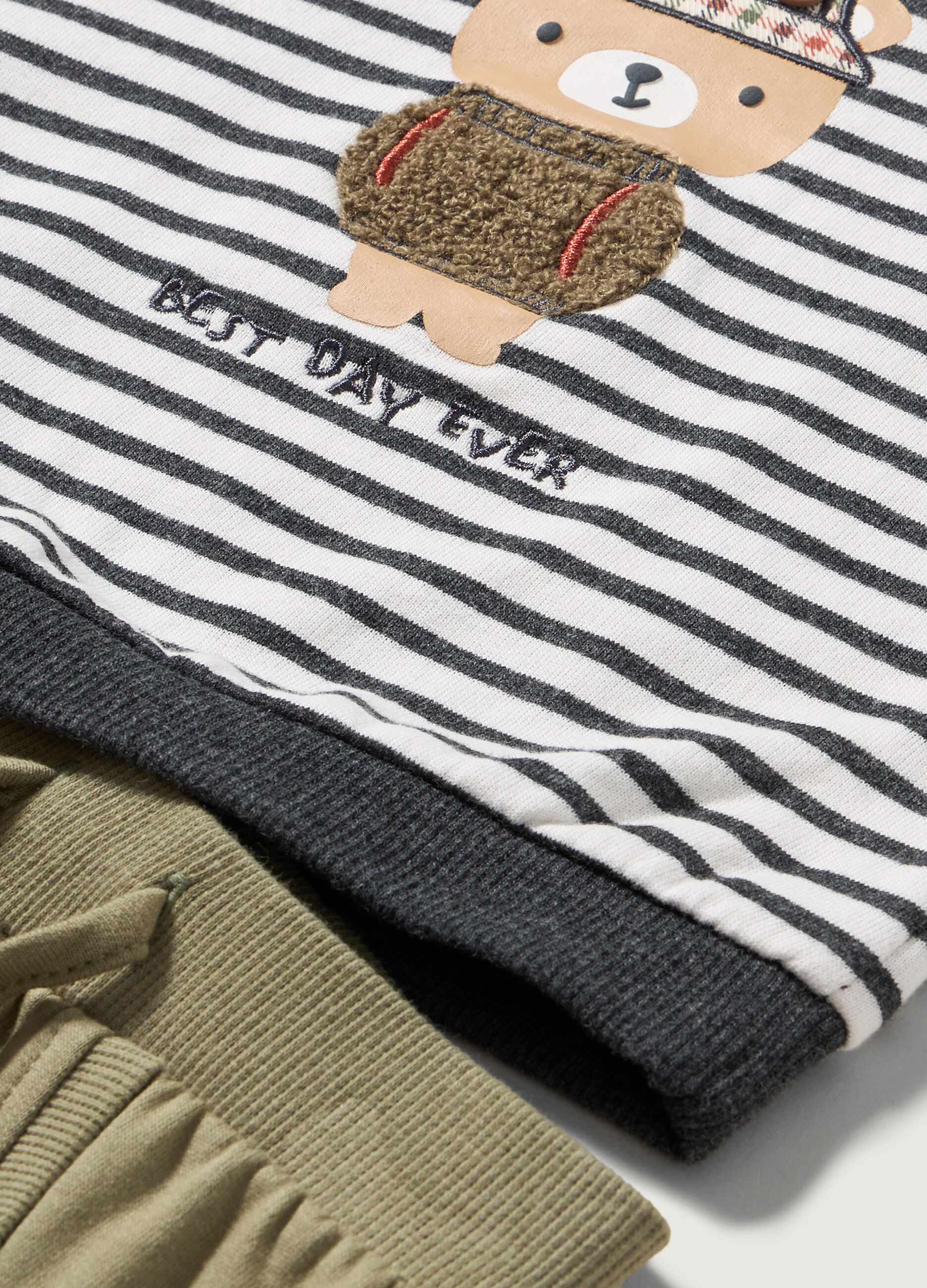 Jogging set in puro cotone neonato_1