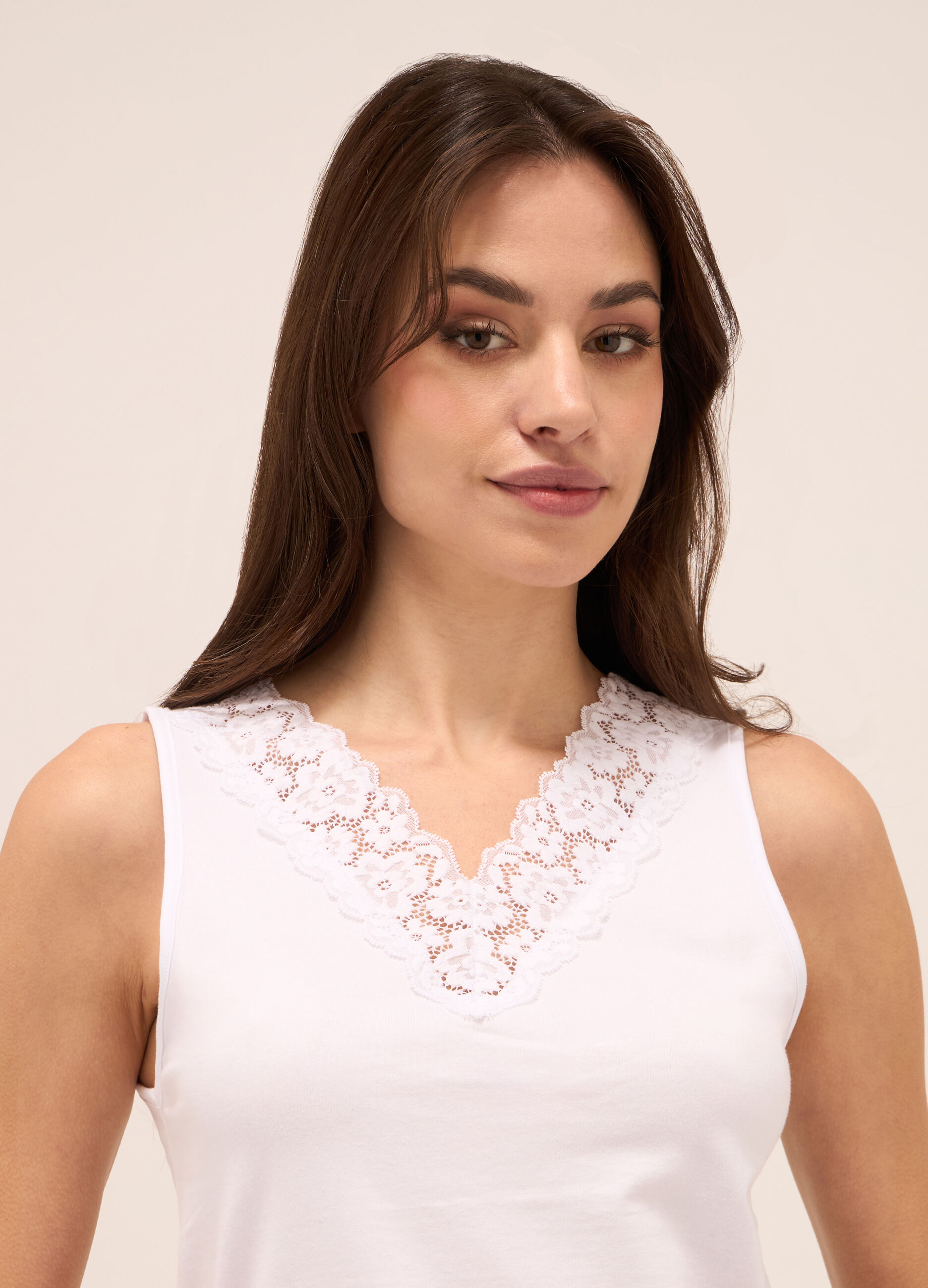 Canotta in cotone stretch donna_2