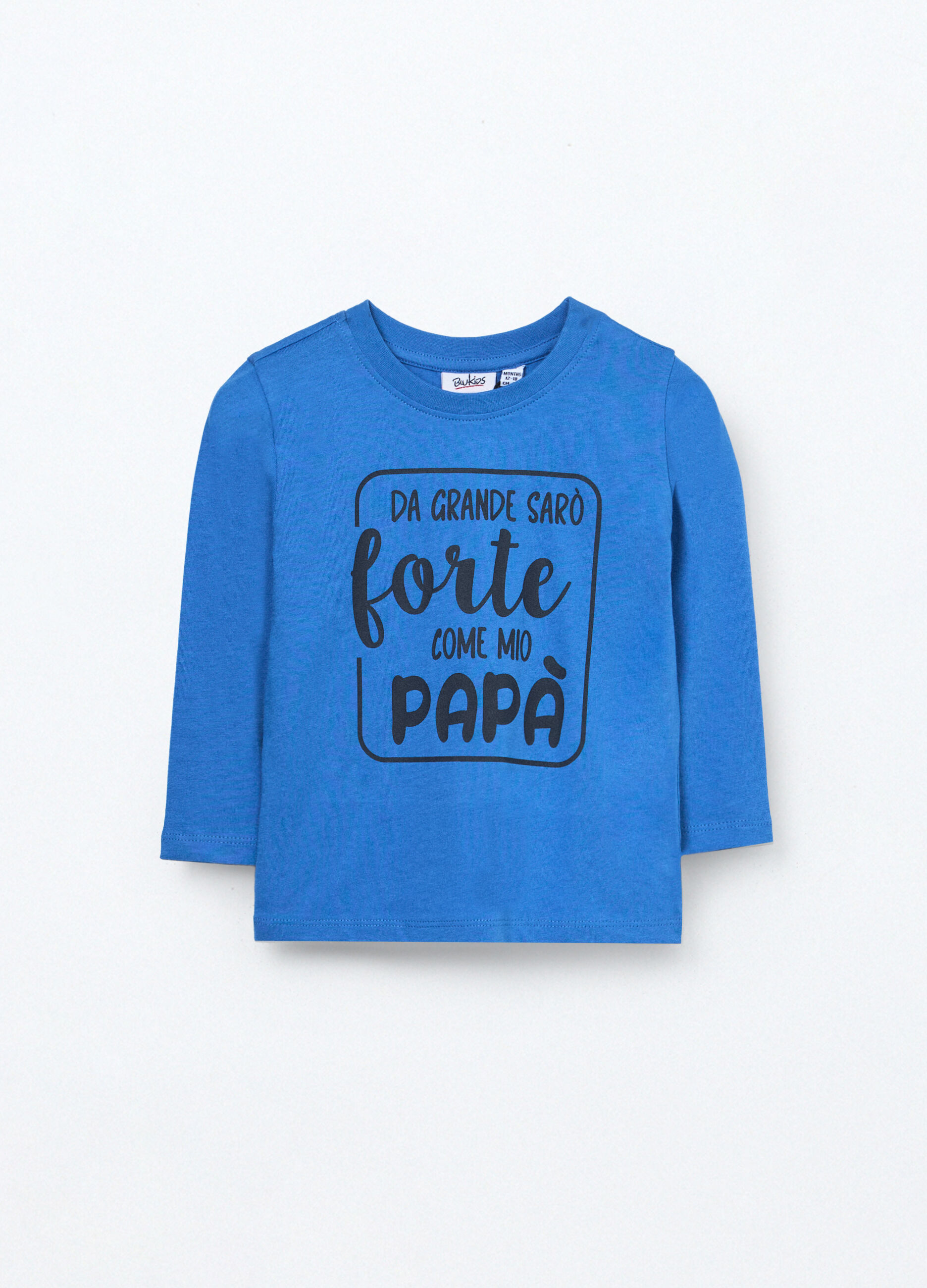 T-shirt in jersey di puro cotone neonato_0