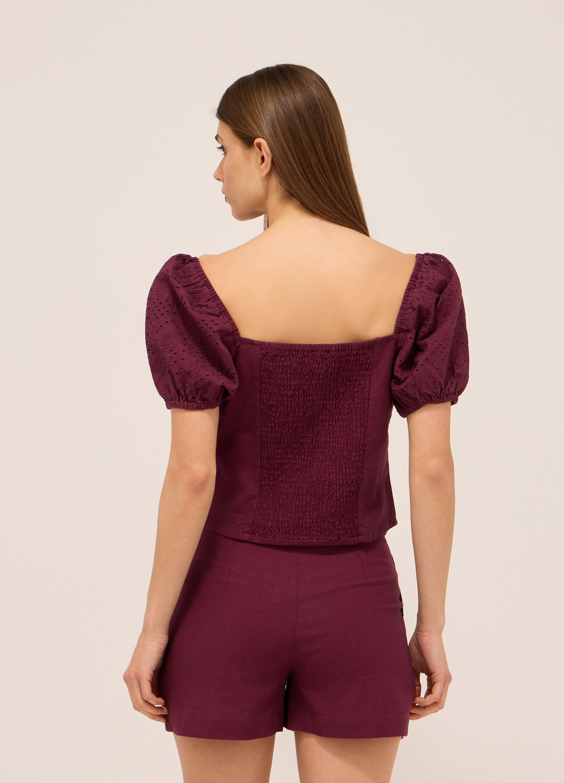 Blusa misto lino donna_1