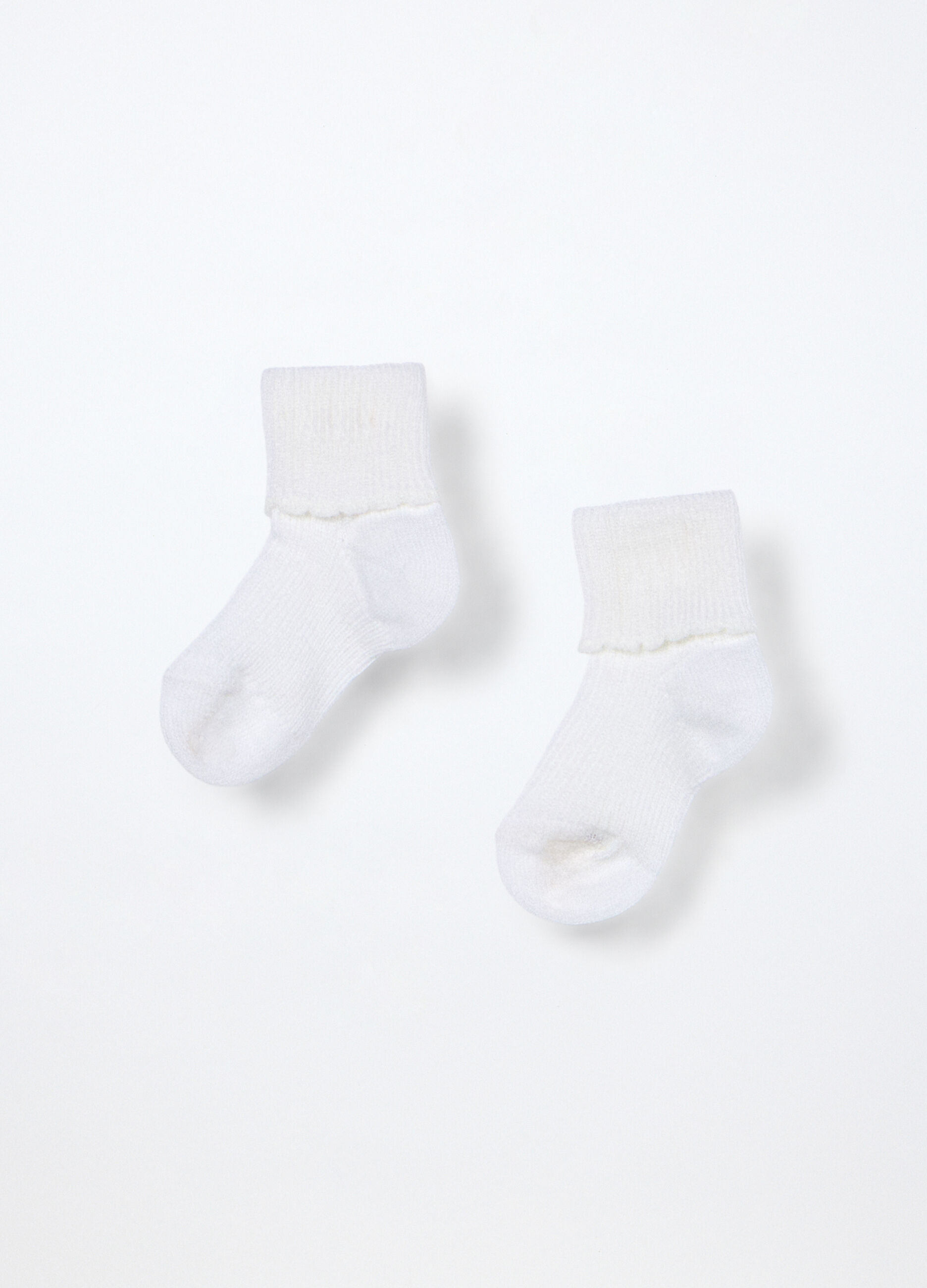 Pack 2 calze misto lana Made in Italy neonato_1