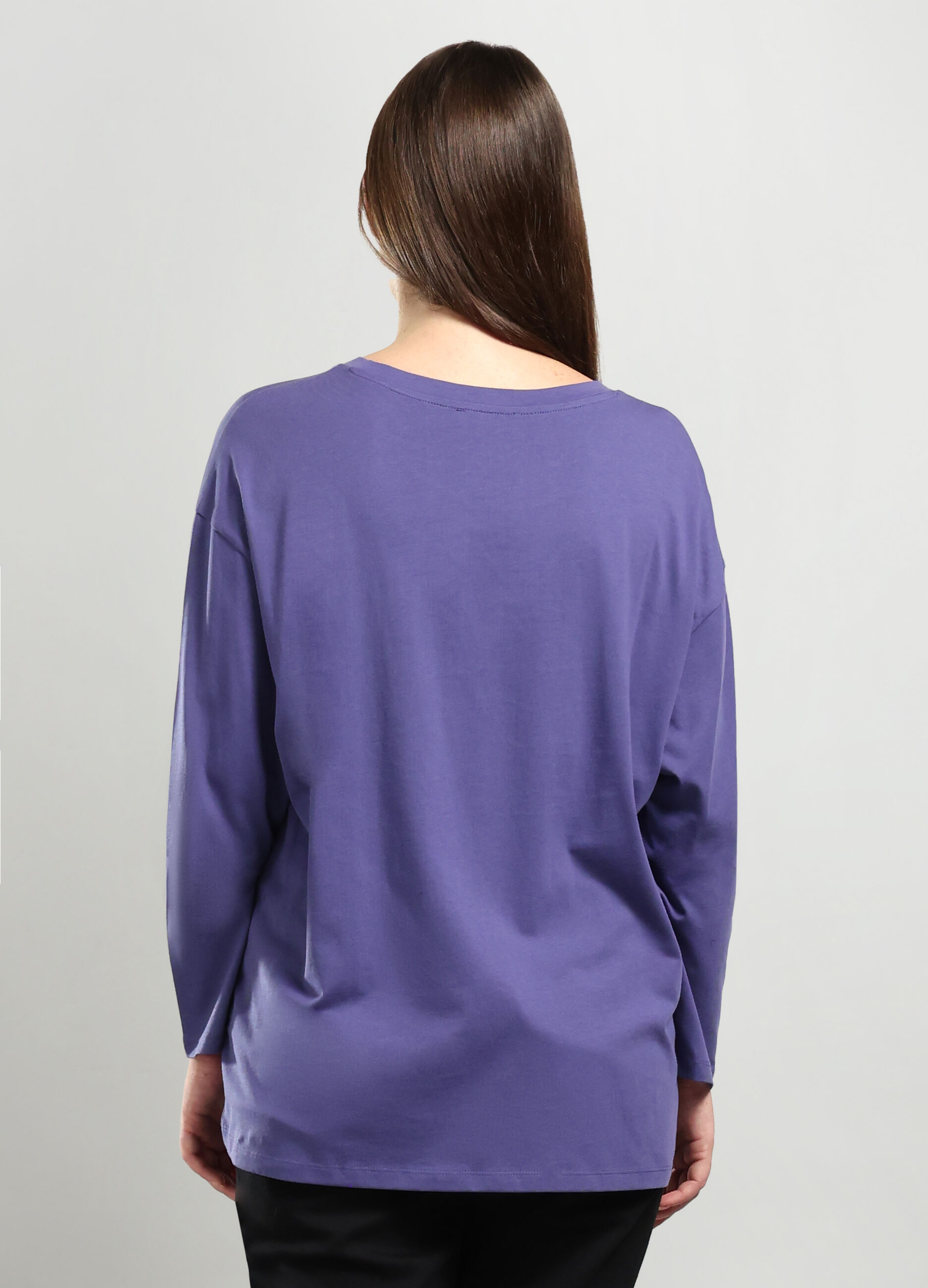 T-shirt in puro cotone donna curvy_1