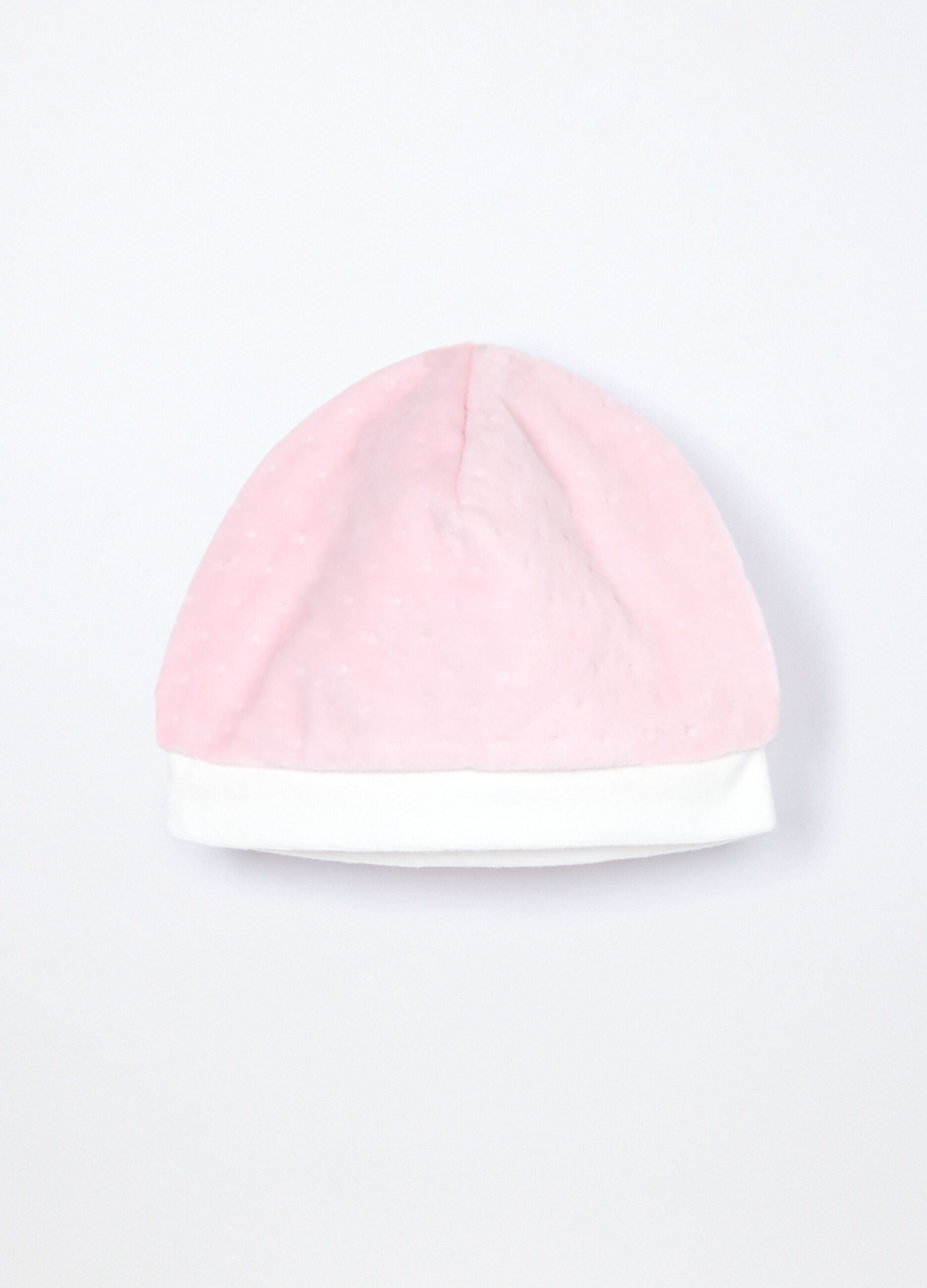 Berretto misto cotone velour_1