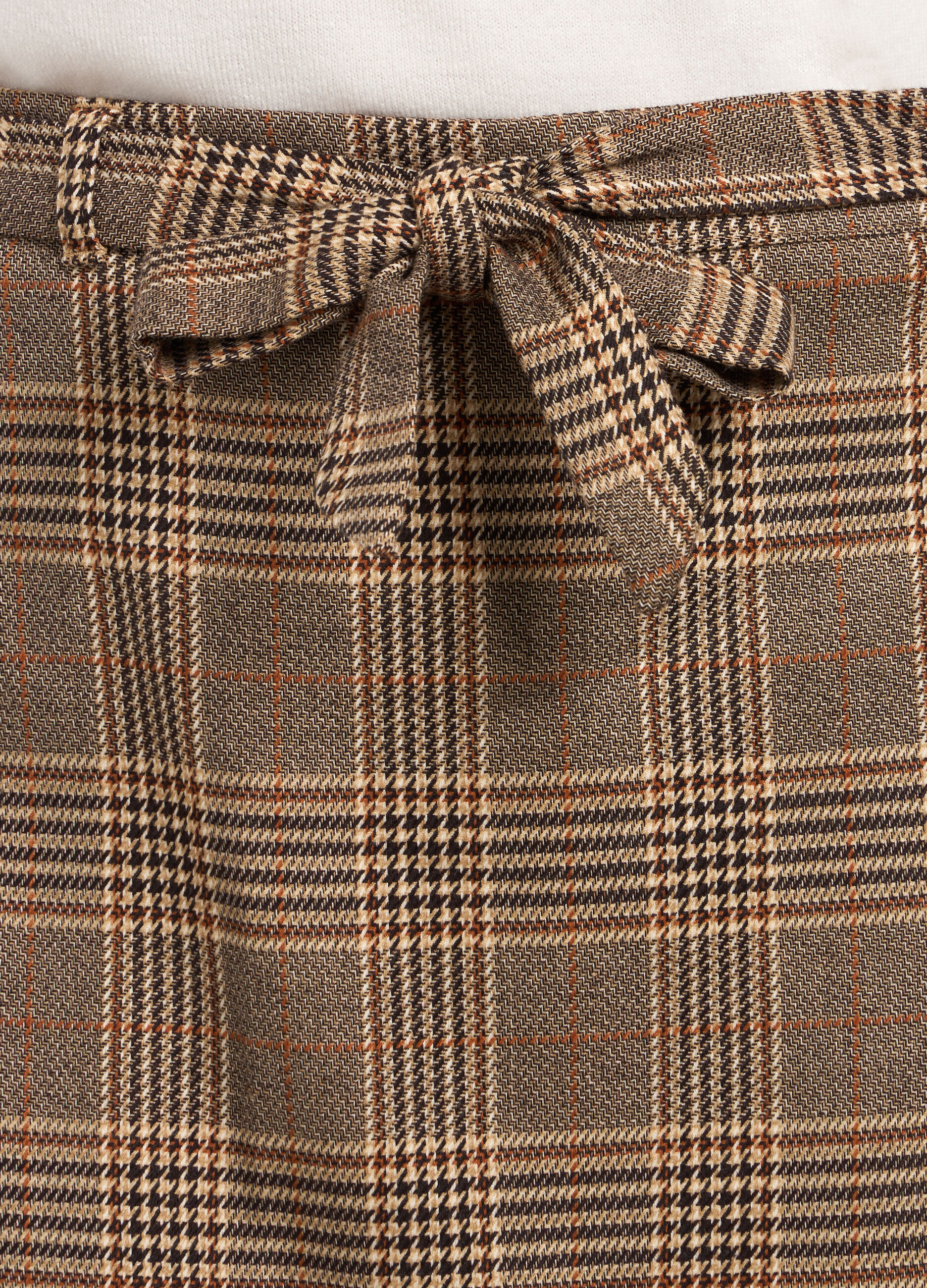 Gonna svasata in misto viscosa a quadri donna_2