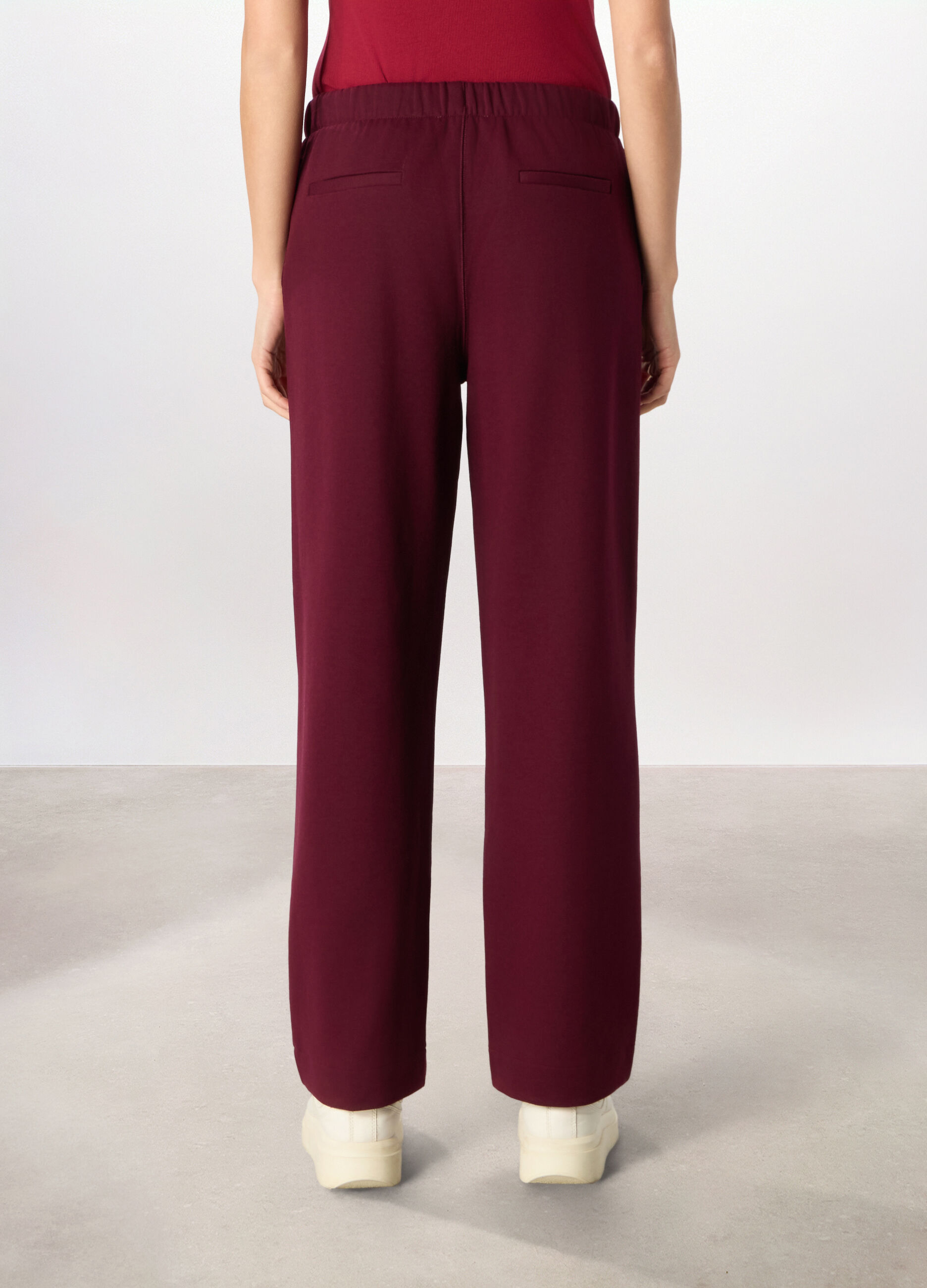 Jogger in misto cotone fleece Holistic fitness donna_1