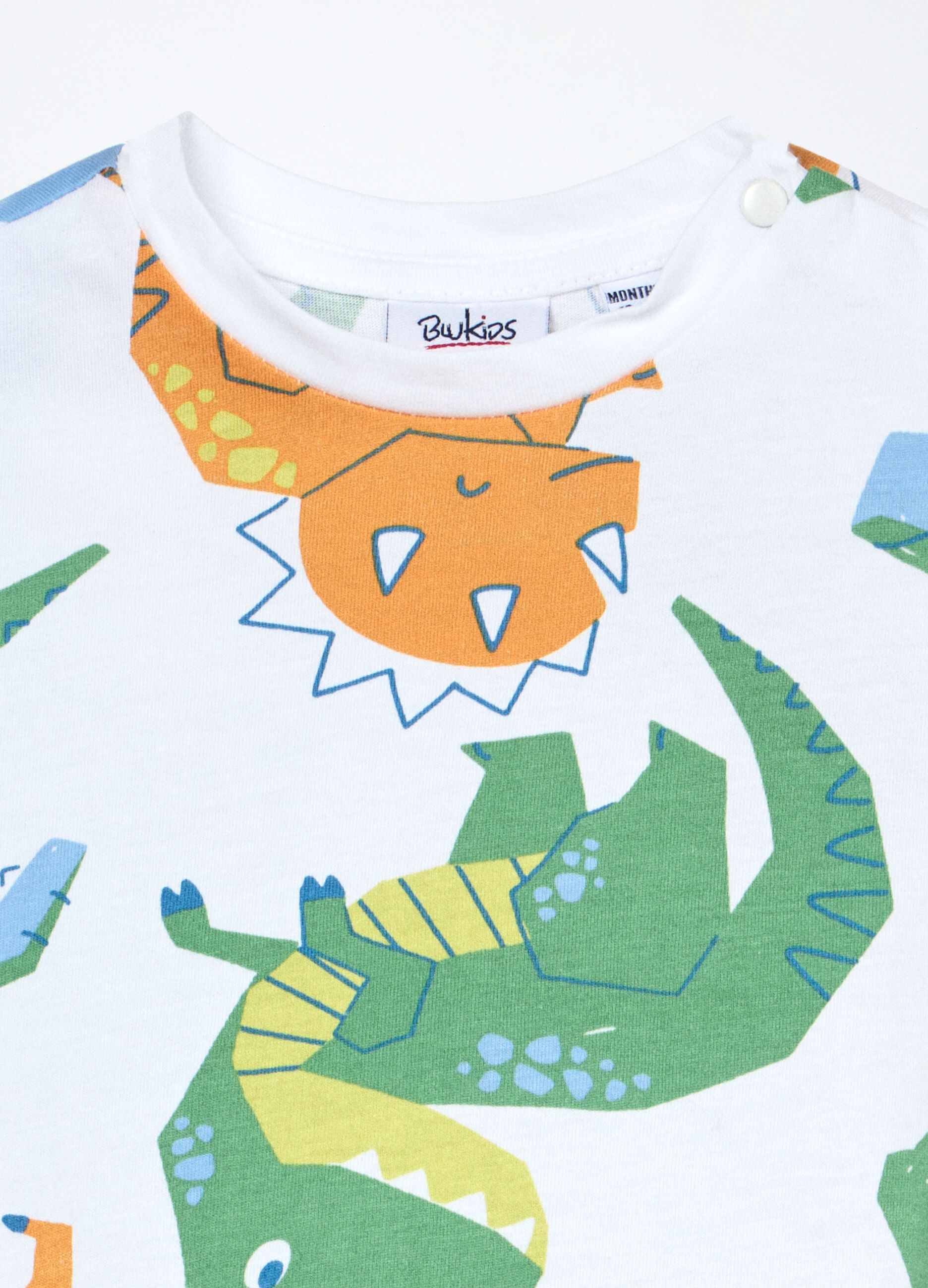 T-shirt in jersey di puro cotone neonato_2