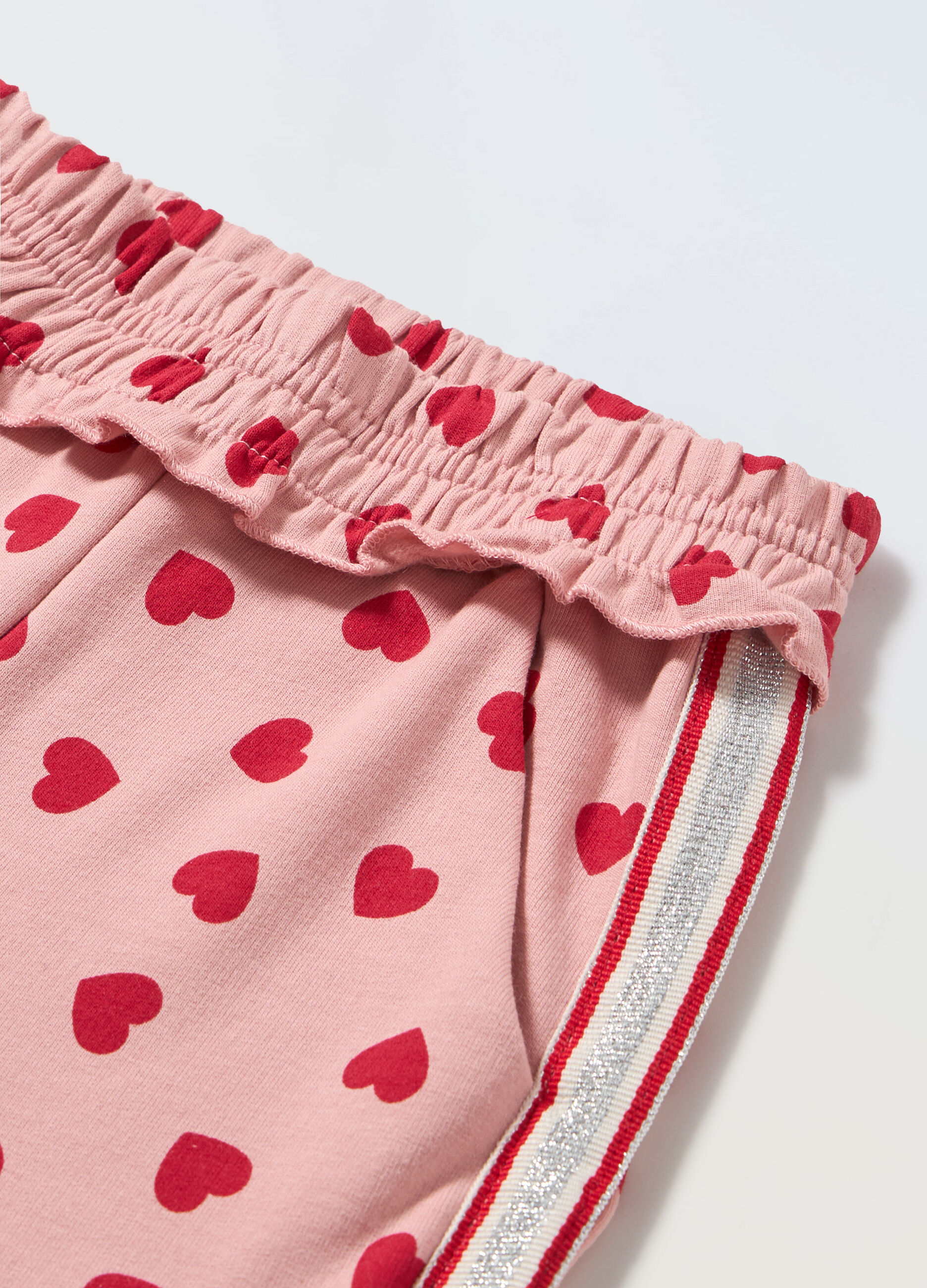 Pantaloni in cotone stretch neonata_1