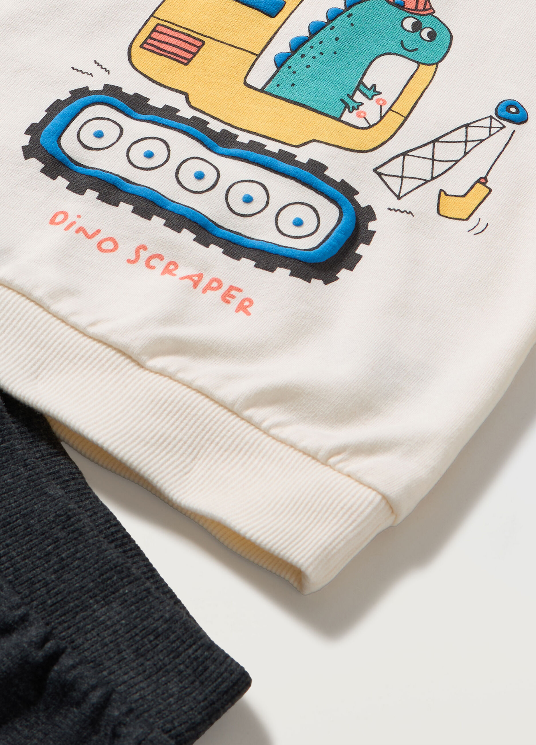 Jogging set in puro cotone neonato_1