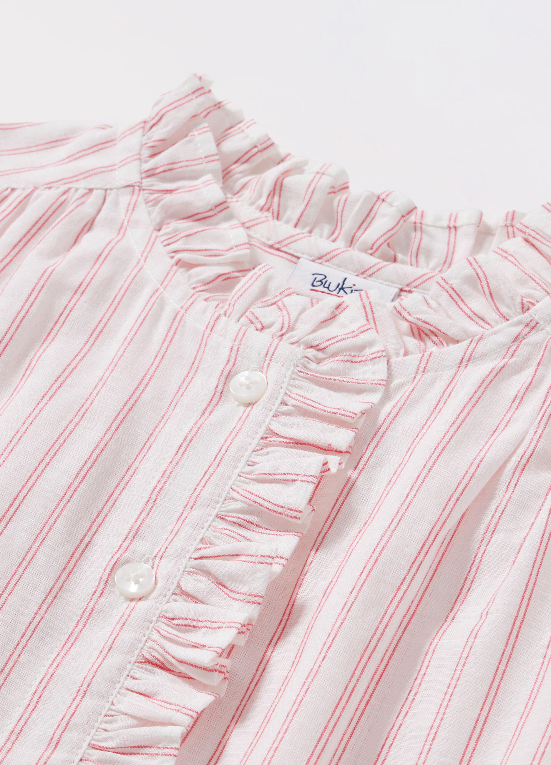 Camicia in popeline di puro cotone bambina_1