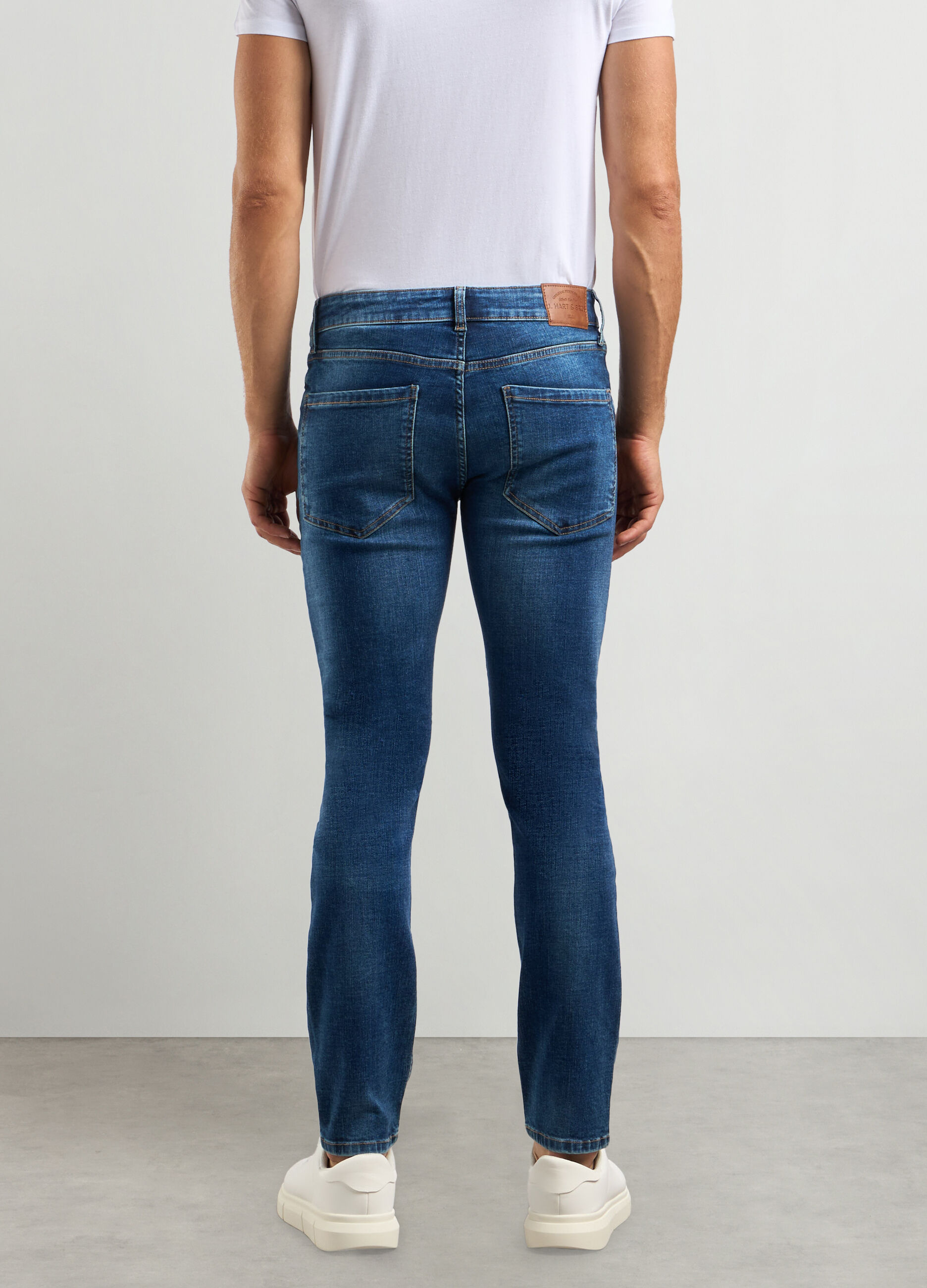 Jeans slim fit in cotone stretch uomo_1