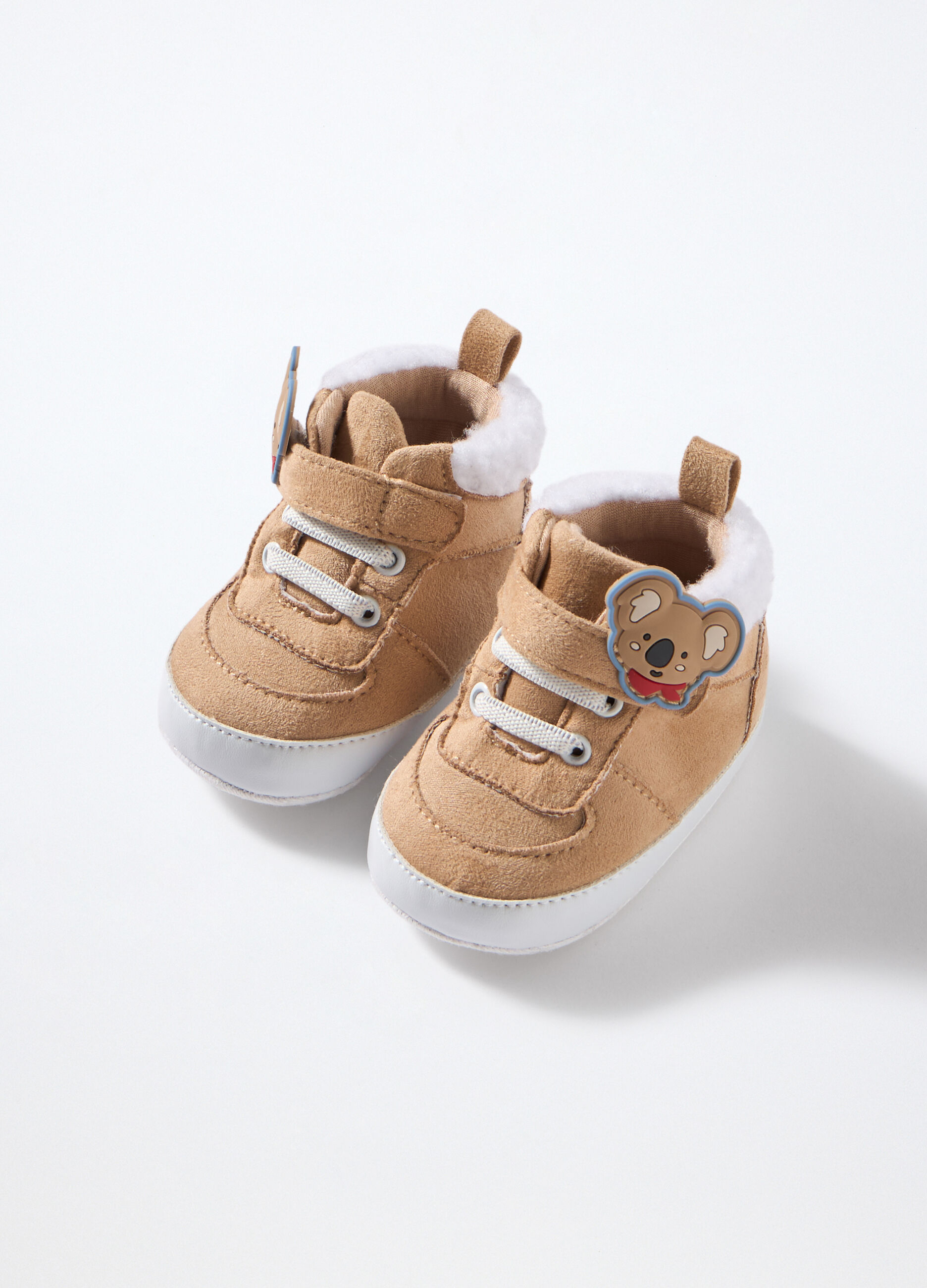 Scarpine effetto scamosciato neonato_0