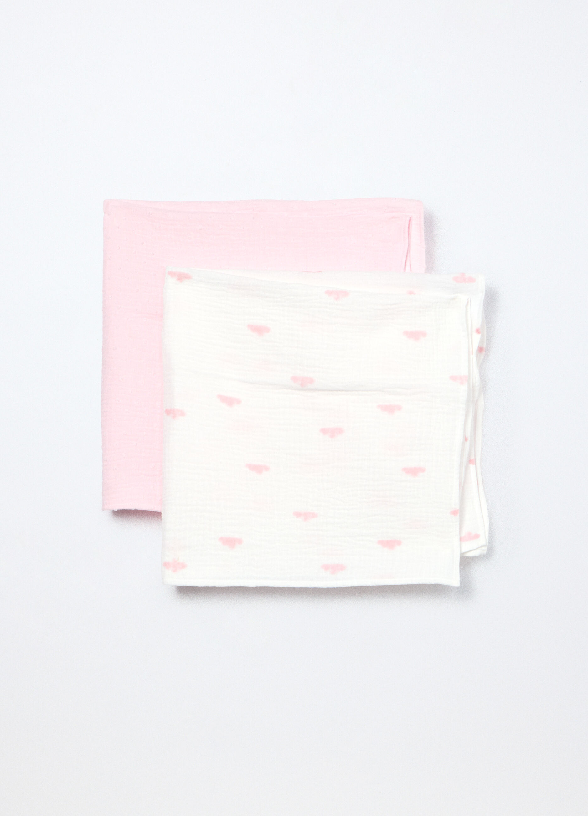 Pack 2 mussole in puro cotone neonata_2