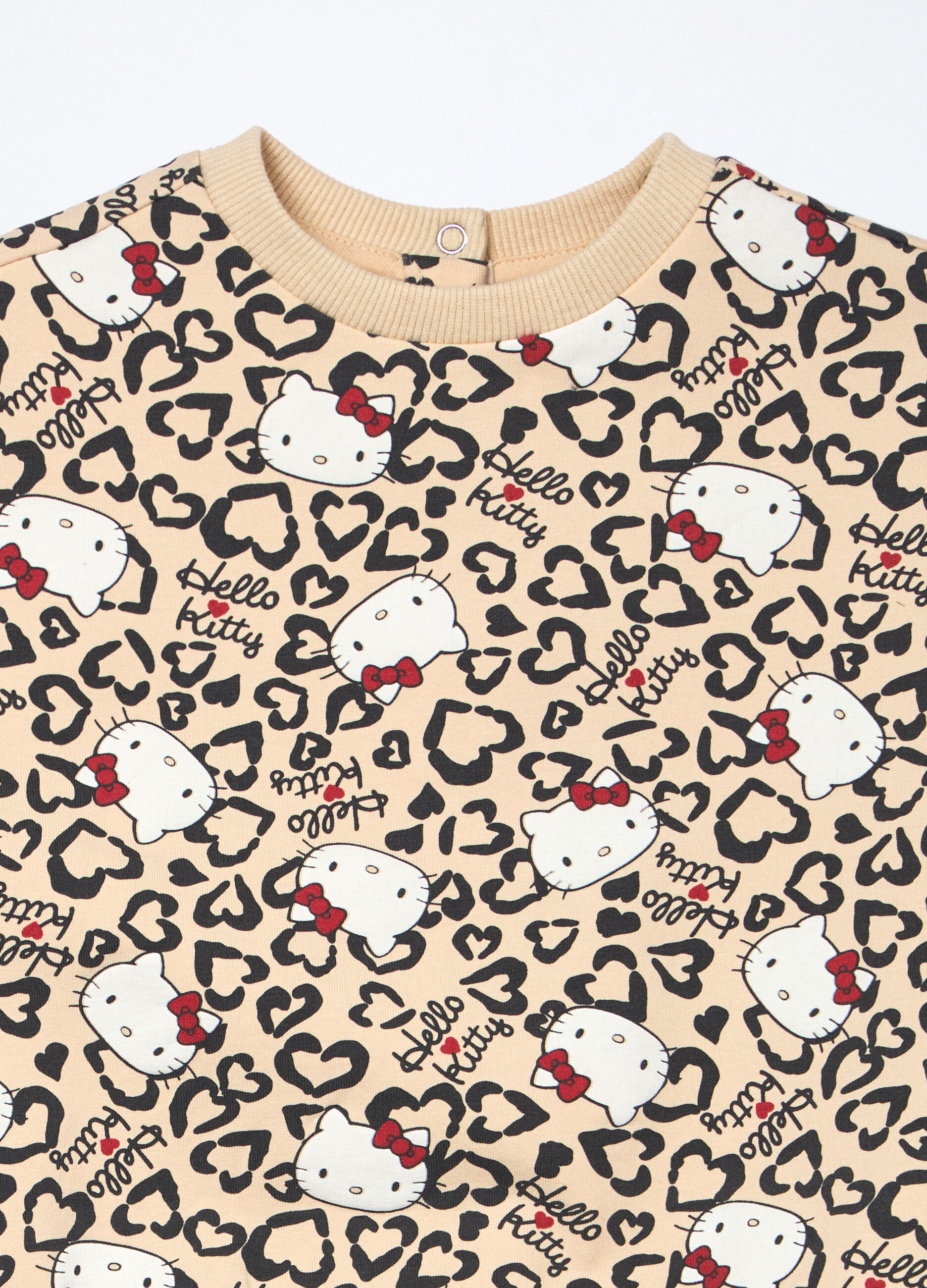Felpa Hello Kitty in french terry di cotone stretch neonata_2