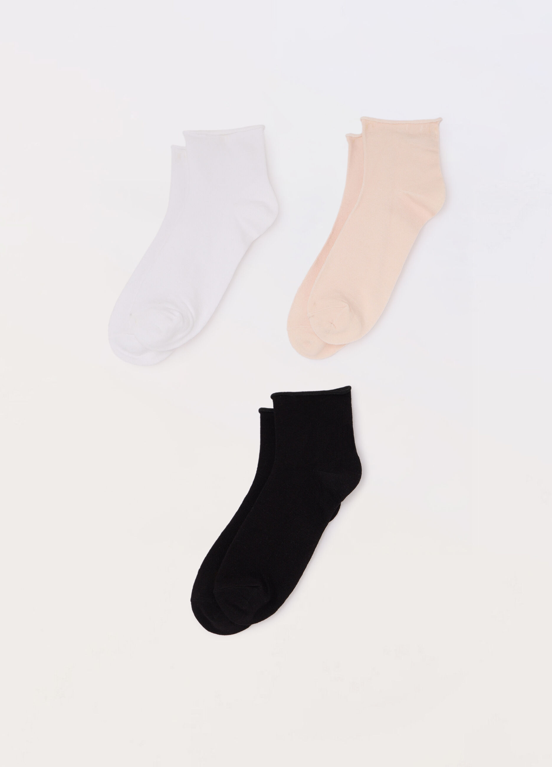 Pack 3 calze corte misto viscosa donna_0