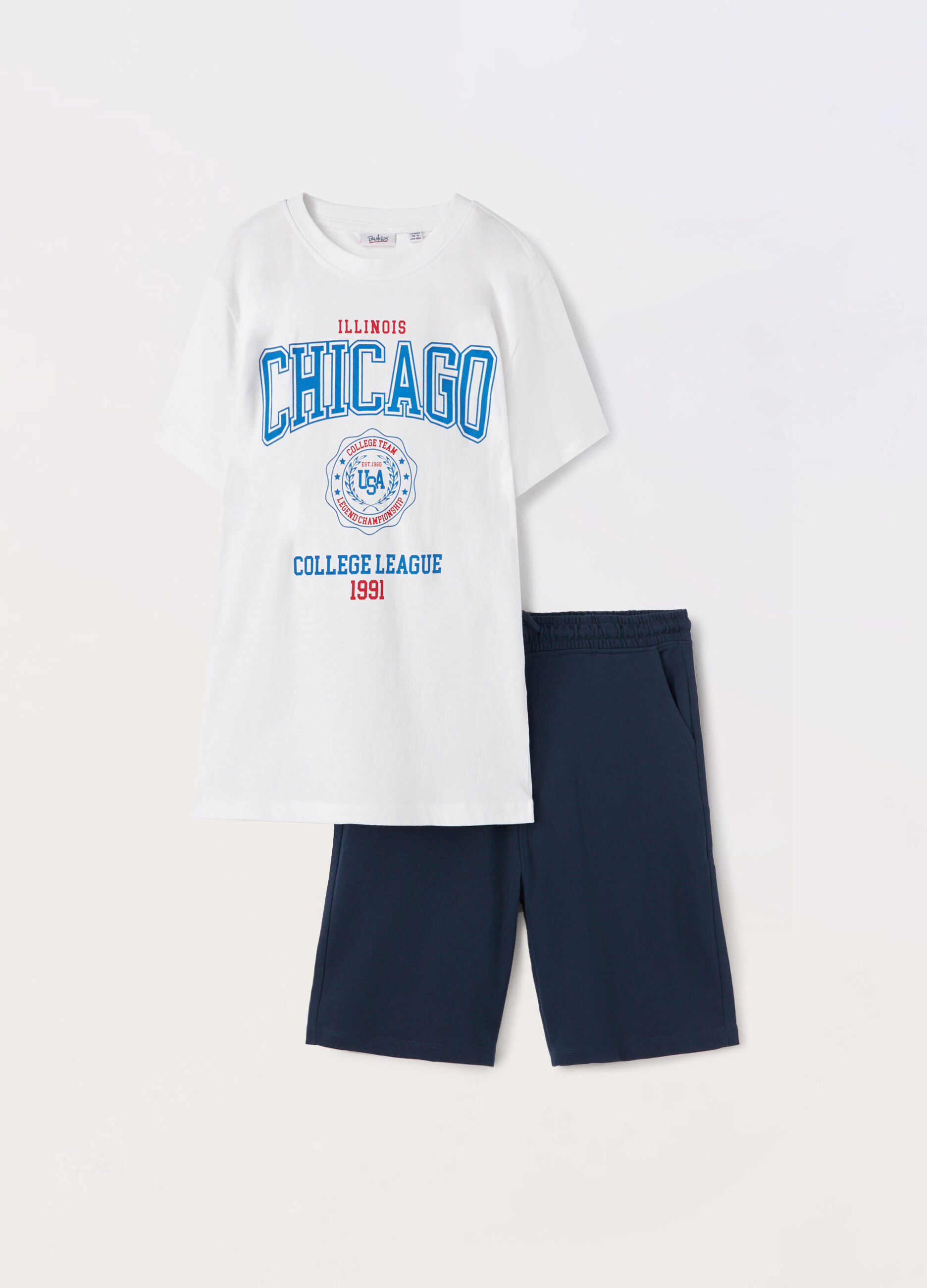 Jogging set in jersey di puro cotone ragazzo_0