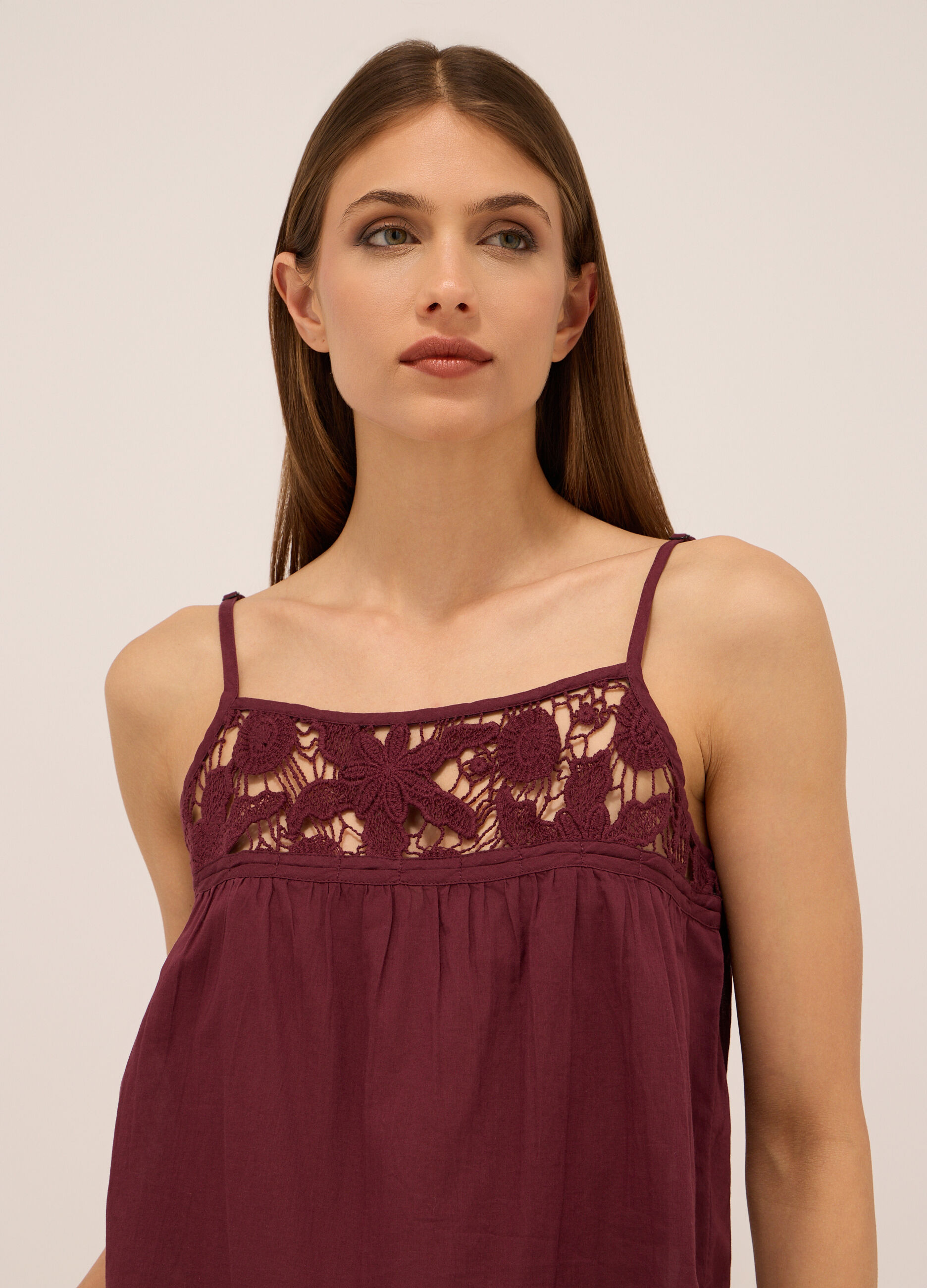 Top in puro cotone voile donna_2