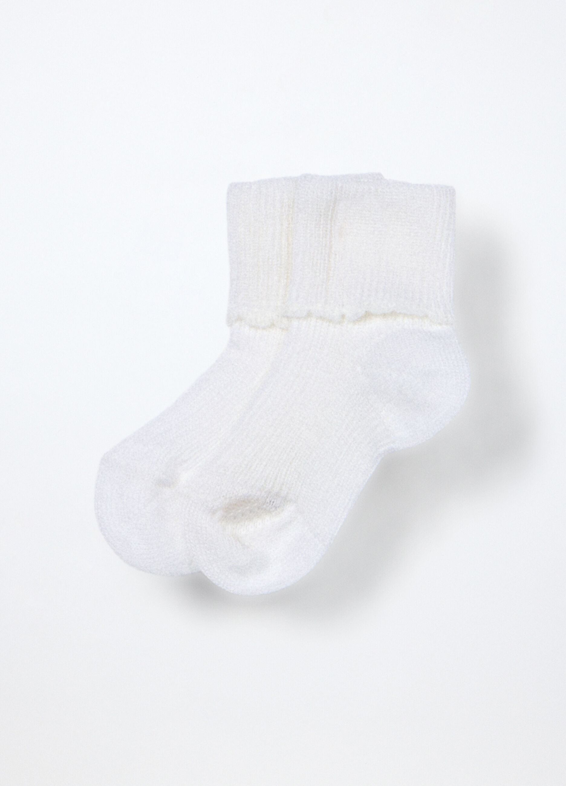 Pack 2 calze misto lana Made in Italy neonato_0