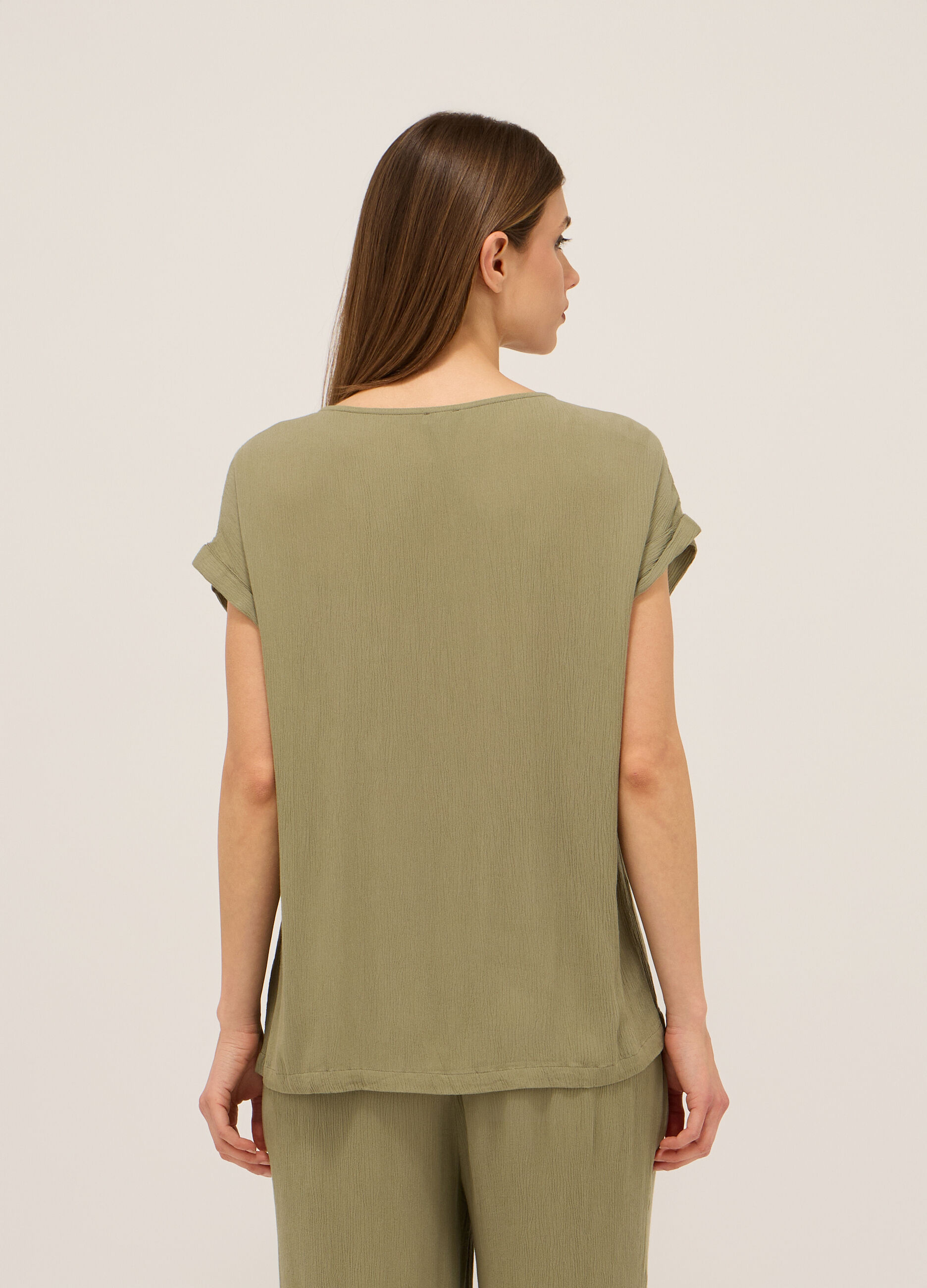 Blusa in pura viscosa donna_1