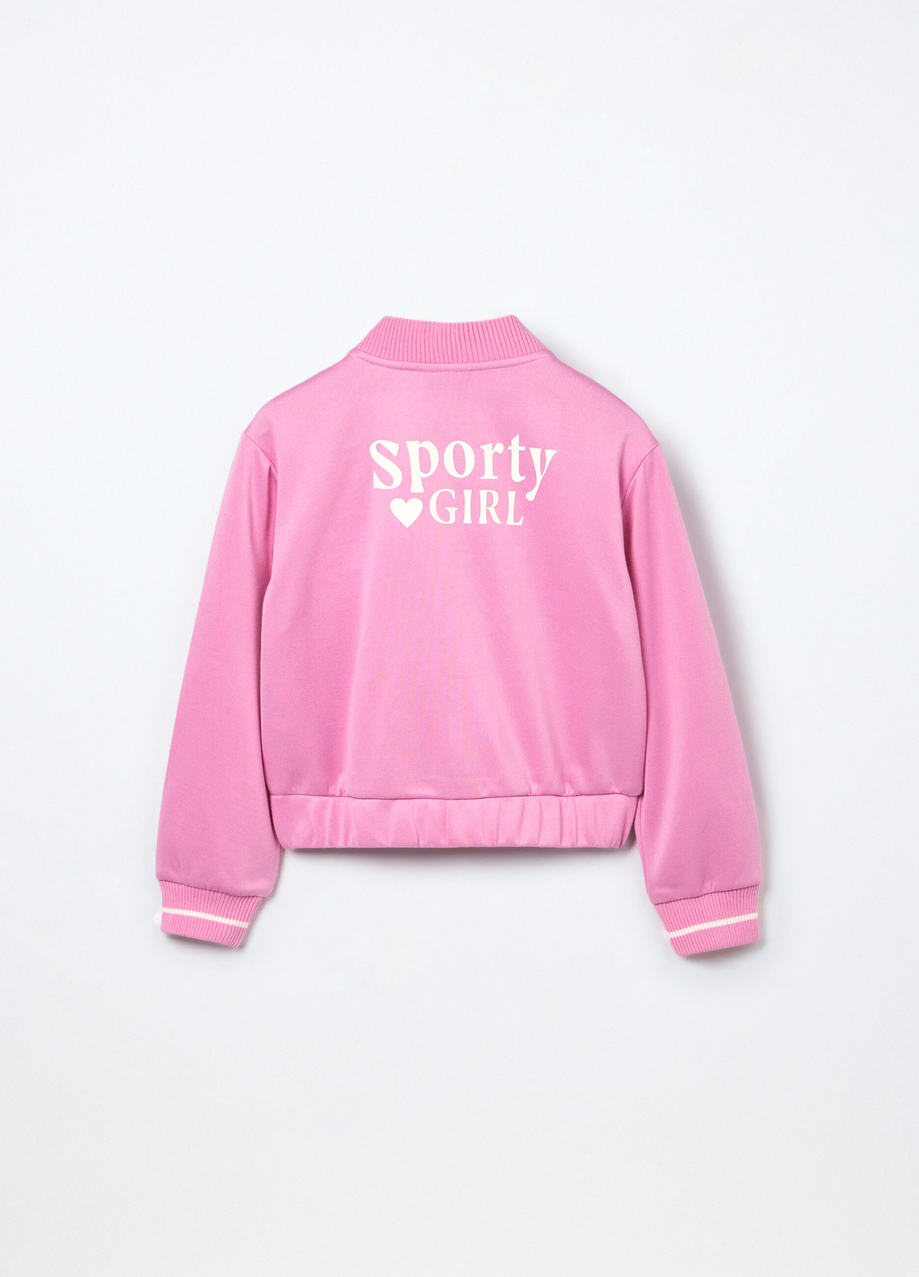 Felpa full zip bambina_1